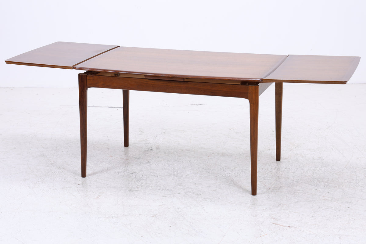 Vintage Teak Esstisch | Ausziehbar | 2 Einlegeplatten