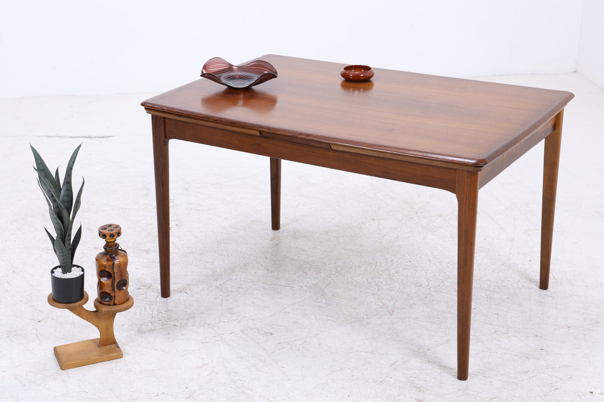 Vintage Teak Esstisch | Ausziehbar | 2 Einlegeplatten