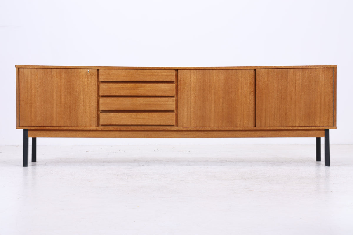 WK Möbel Sideboard | Vintage Teak | 3 Türen | 4 Schubladen