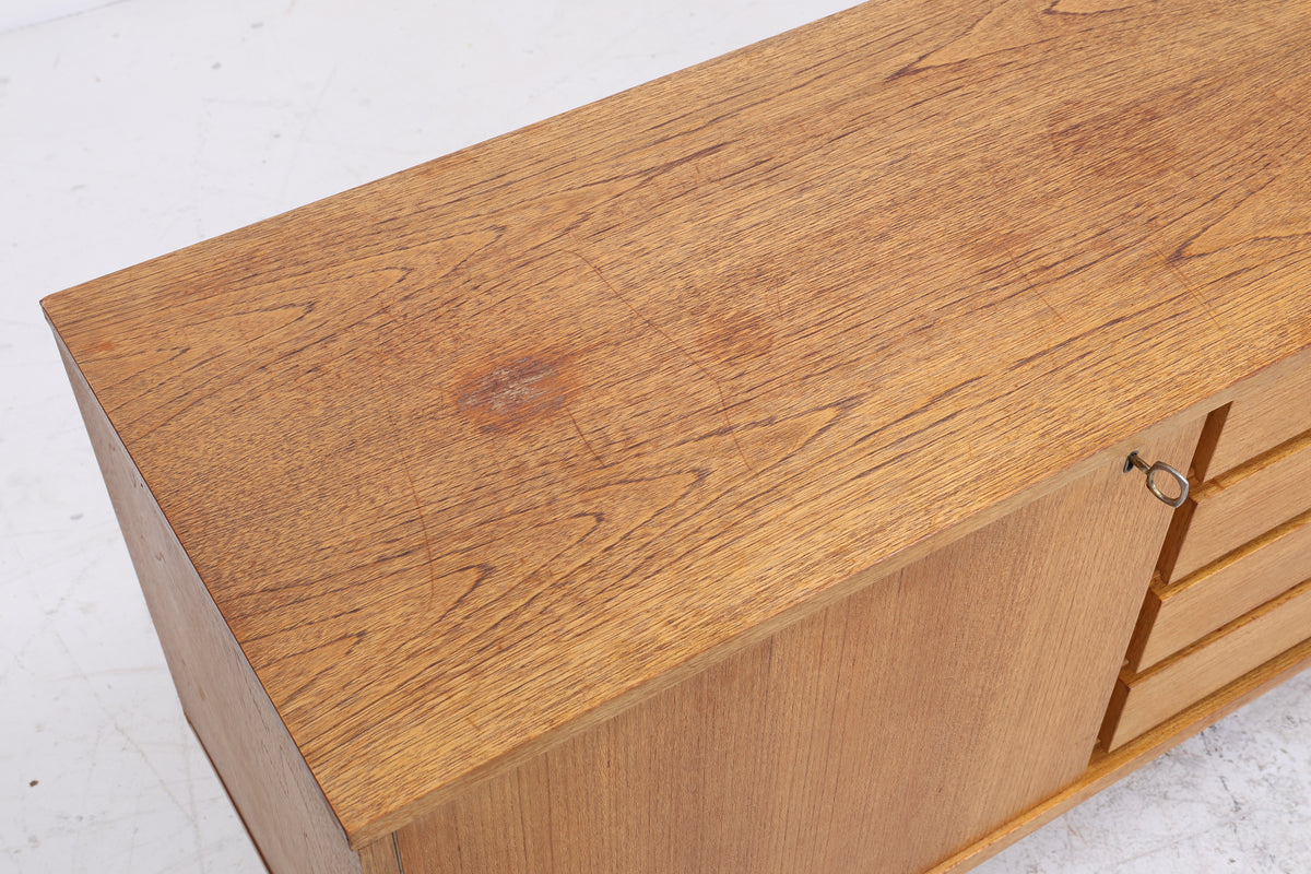WK Möbel Sideboard | Vintage Teak | 3 Türen | 4 Schubladen