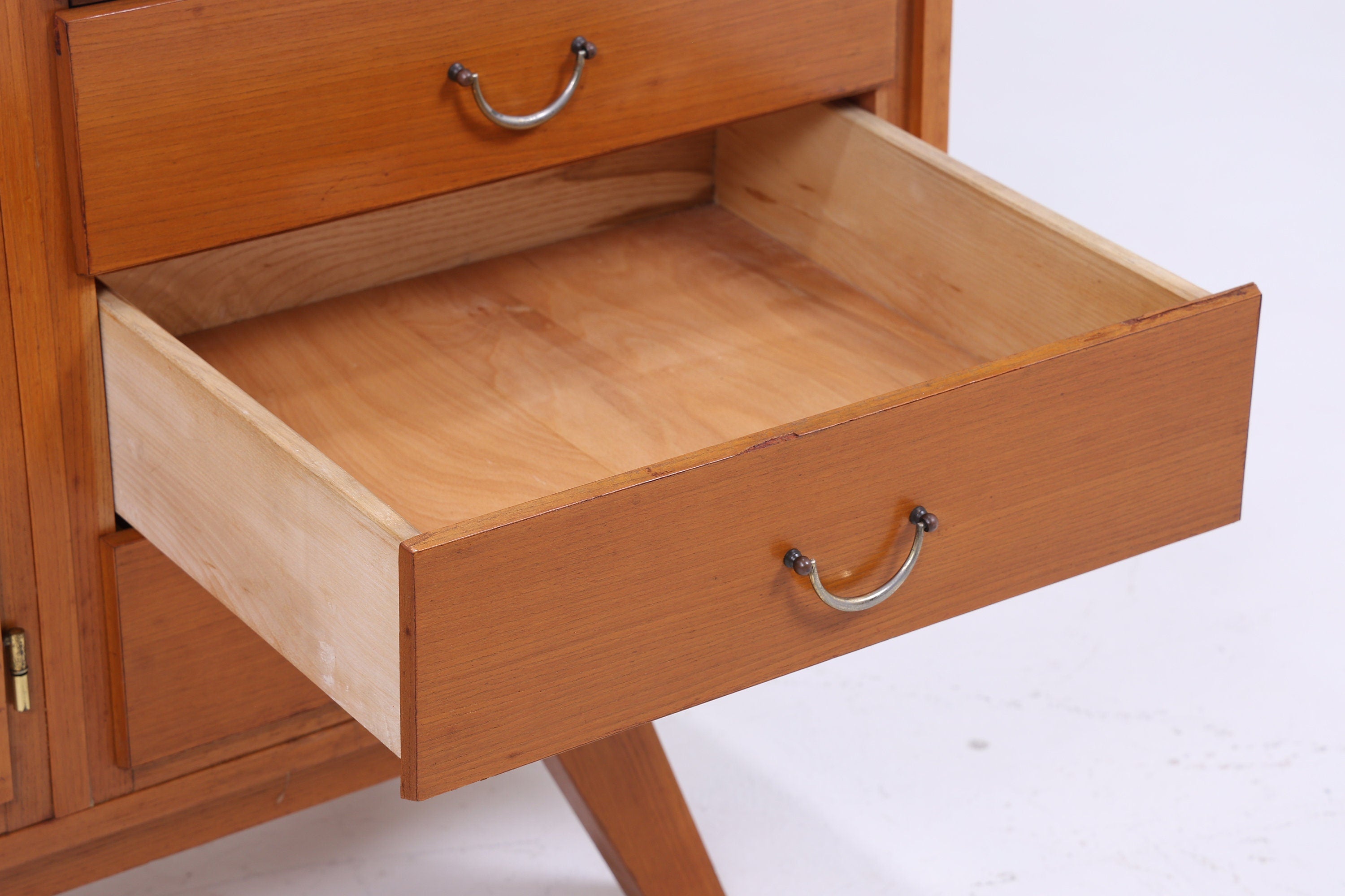❌SALE❌ Vintage Sideboard 70er Jahre | Mid Century TV Board | Retro Anrichte mit Schubladen | Holz Schrank Aufbewahrung