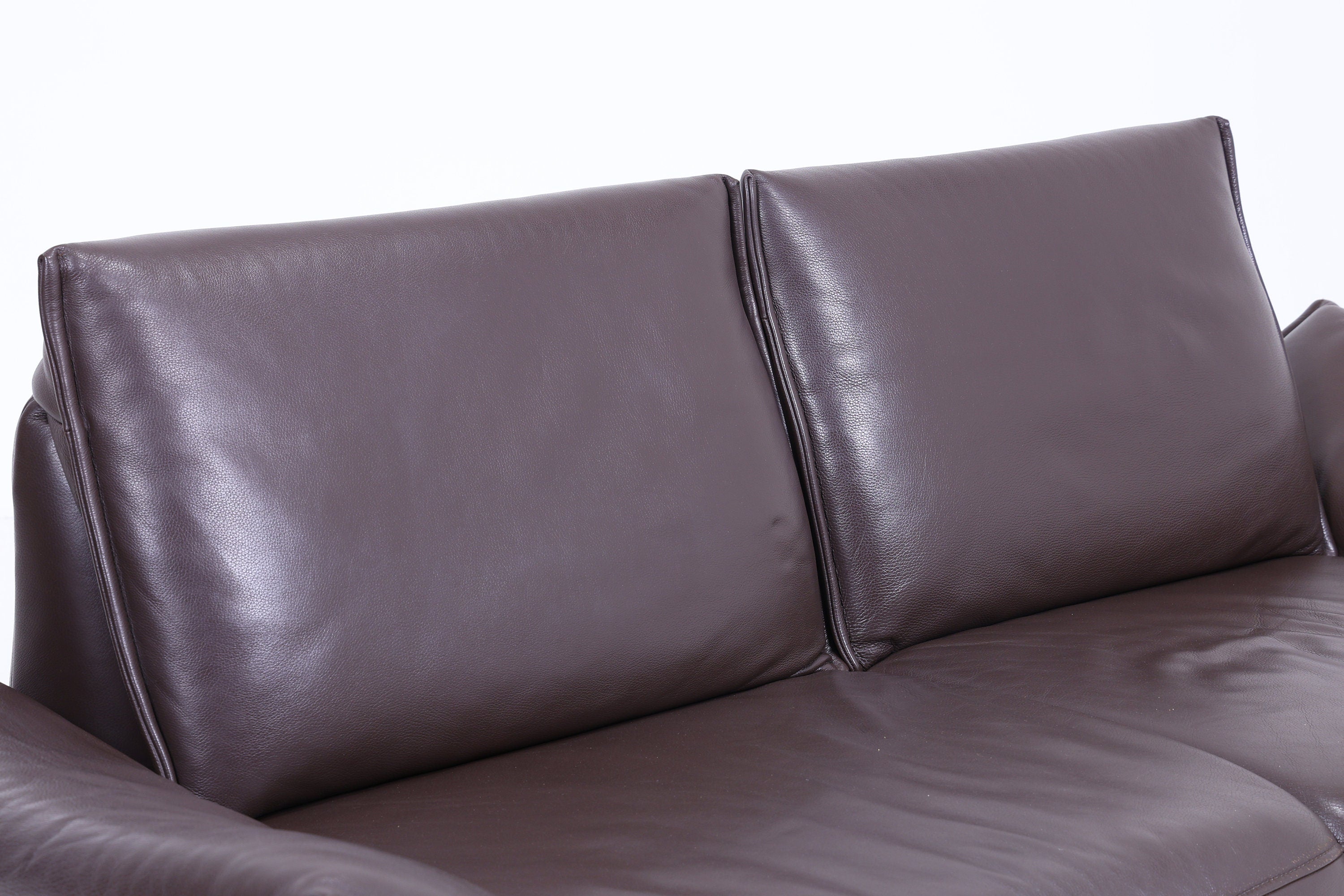 Koinor Designer Sofa - Leather Couch Koinor Vanda E 2 - 2.5 Seater Dark Brown