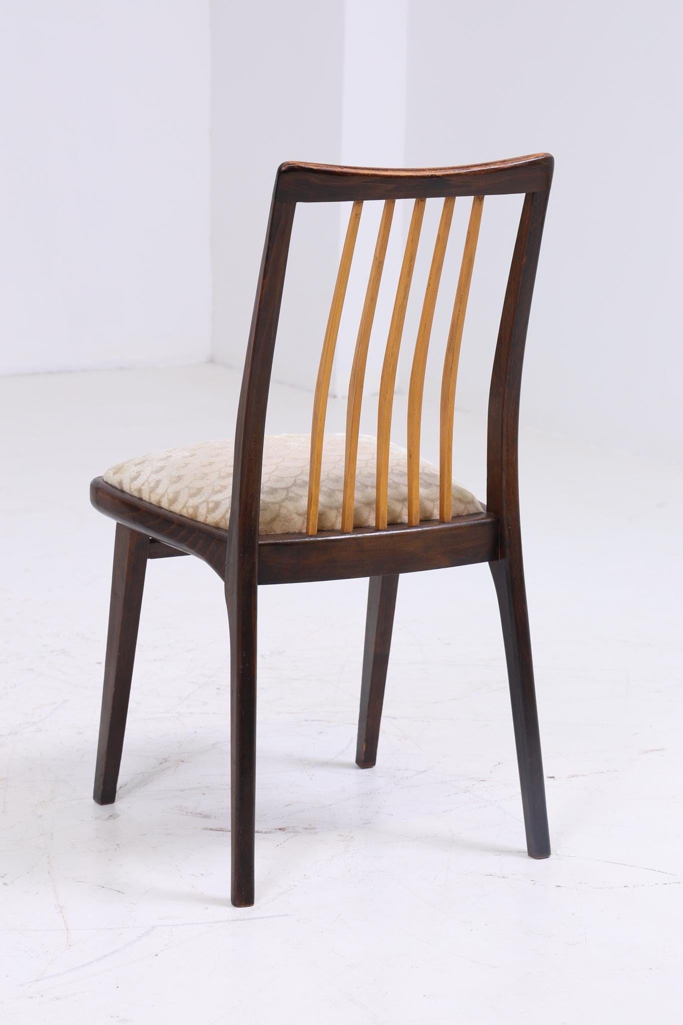 Vintage wooden chairs | Mid-century dining room chairs, vintage retro 60s