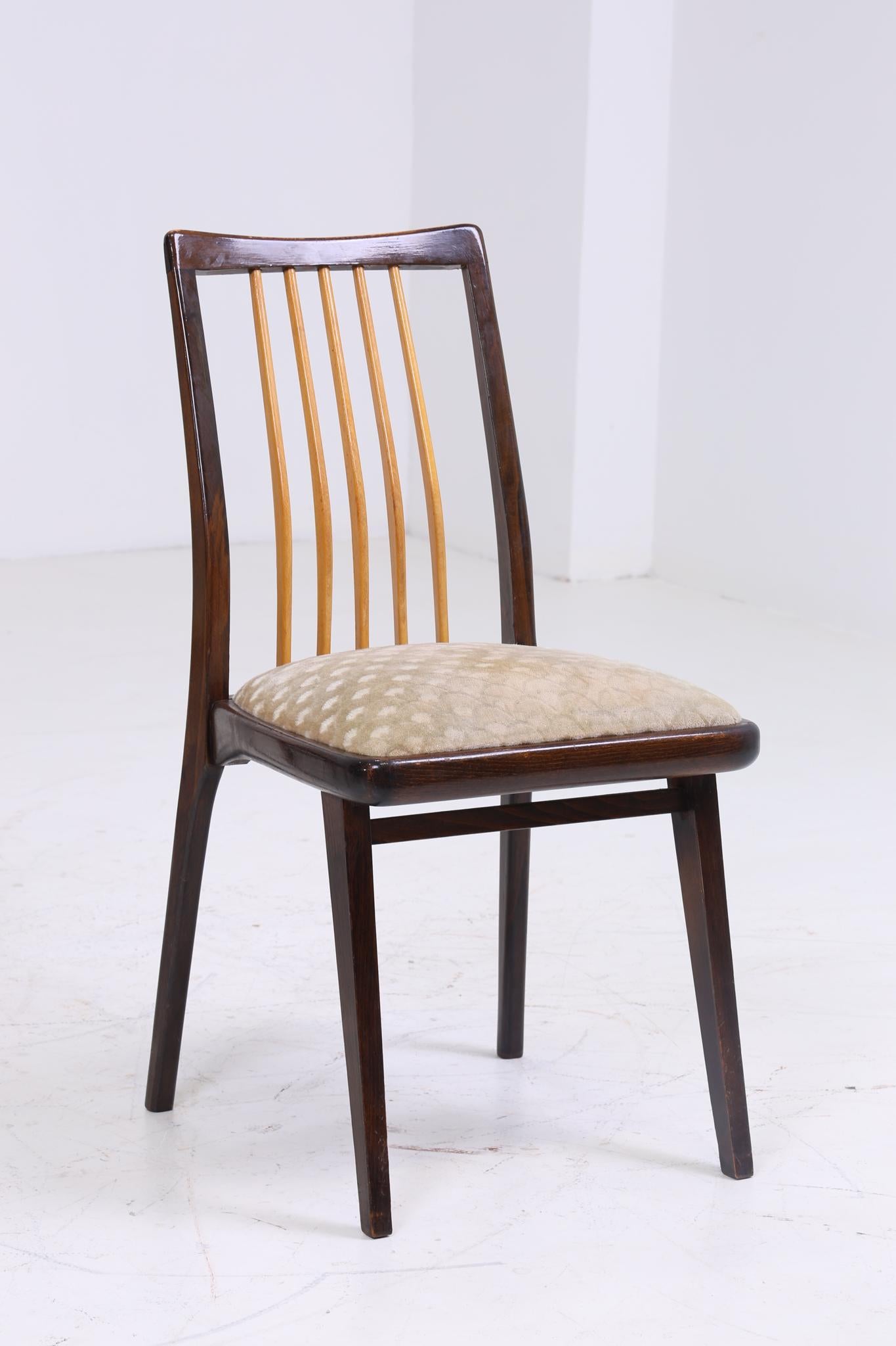 Vintage wooden chairs | Mid-century dining room chairs, vintage retro 60s