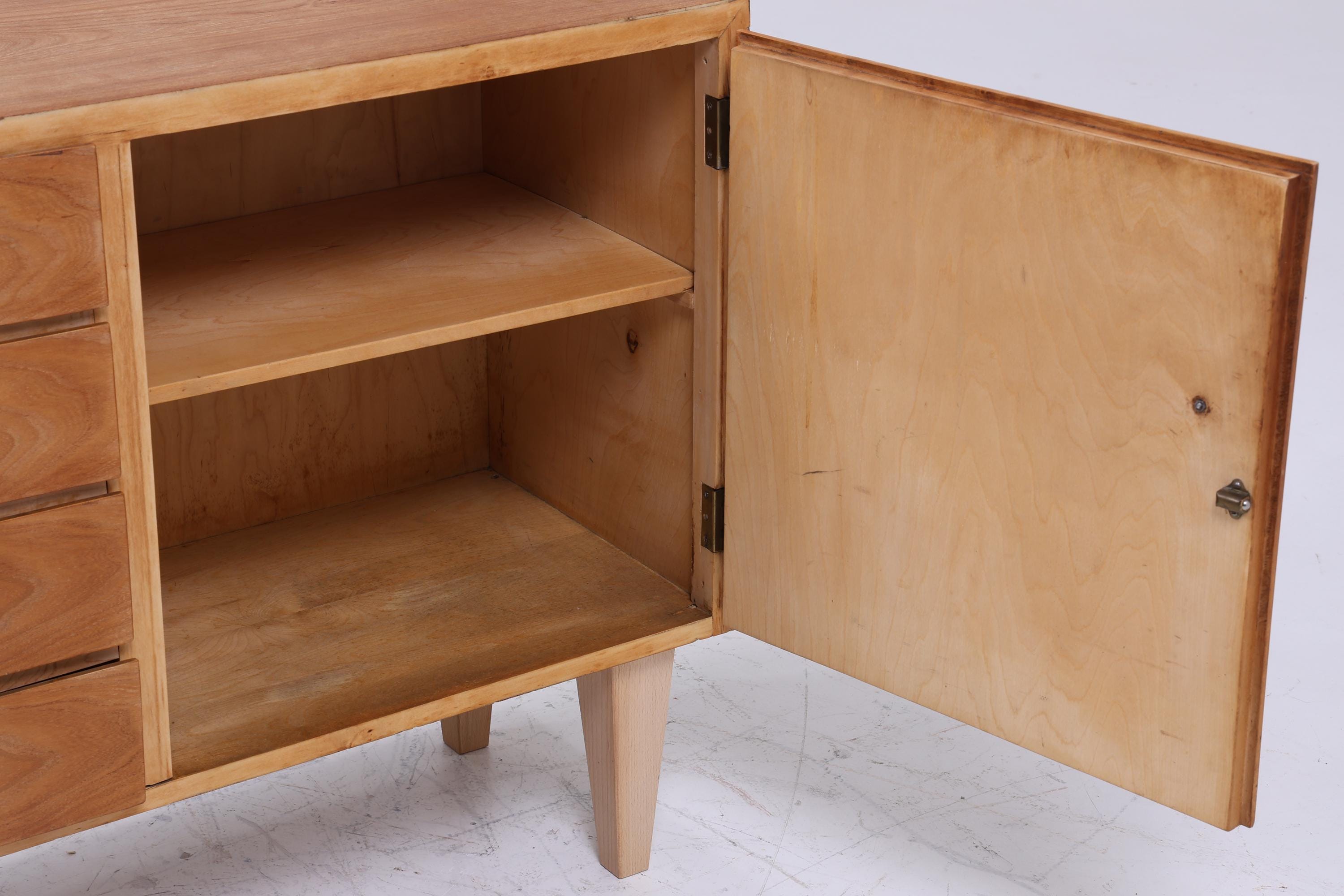 ❌SALE❌ Mid Century Holz Kommode | Vintage Schubladen Schrank | 60er Jahre Aufbewahrung