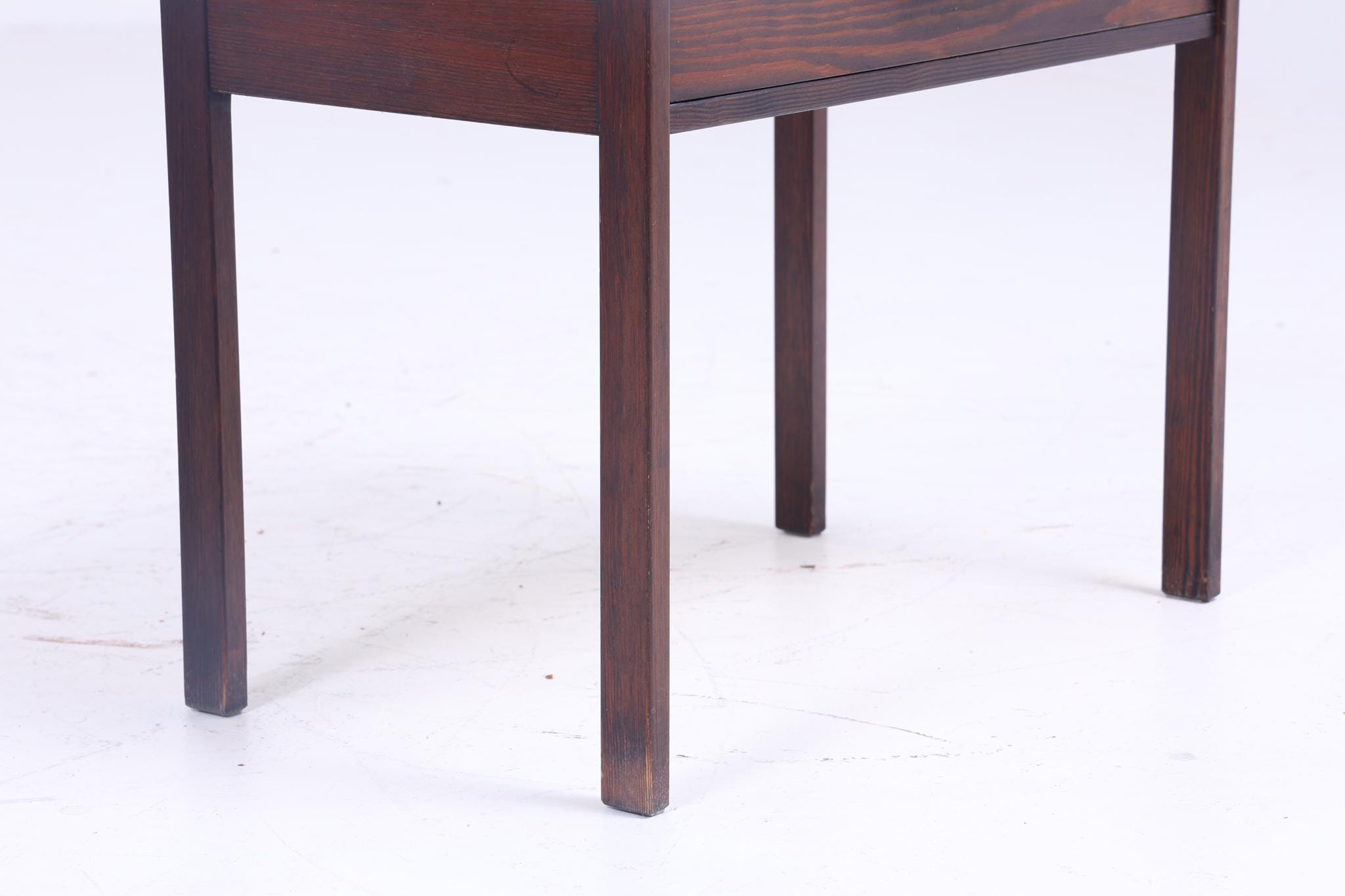 Klassischer Vintage Nachttisch 60er Jahre | Mid Century Holz Nachttisch mit Schublade Aufbewahrung