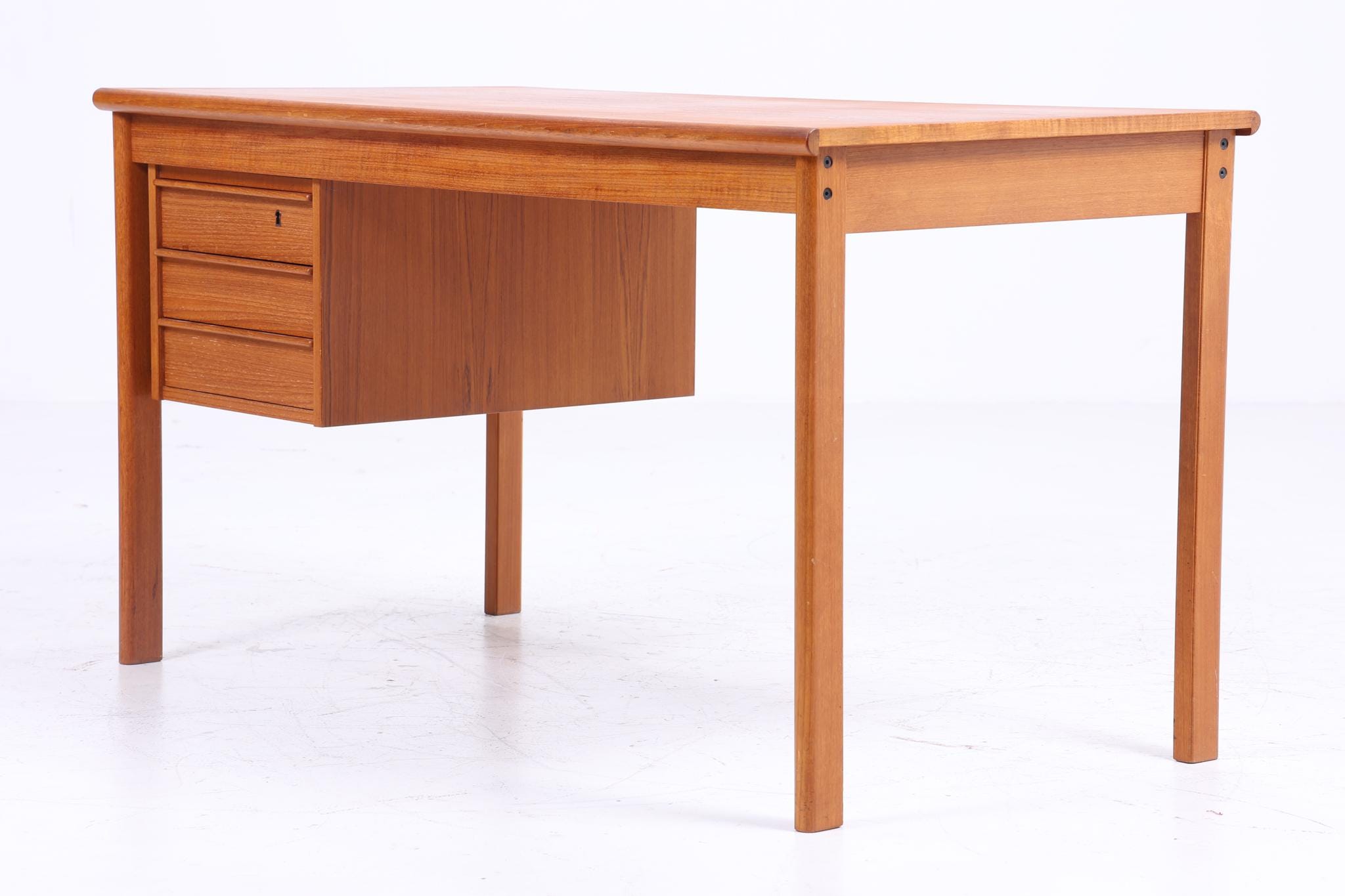 Teak Schreibtisch designed by Peter Lovig Nielsen | Mid Century Schubladen Vintage Arbeitstisch Bürotisch Tisch Retro Holz