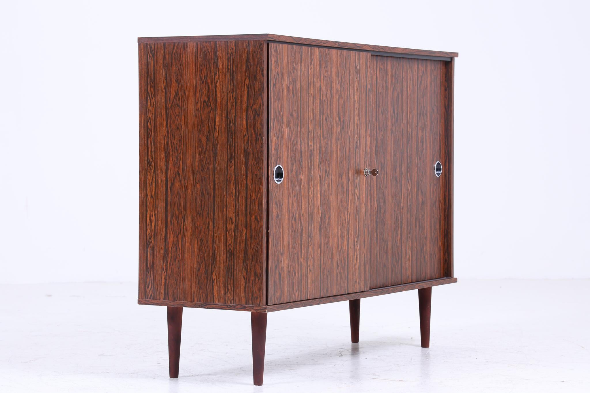 ❌SALE❌ Wunderschöne Vintage Kommode | Mid Century Schrank mit Schiebetüren | Holz Aufbewahrung