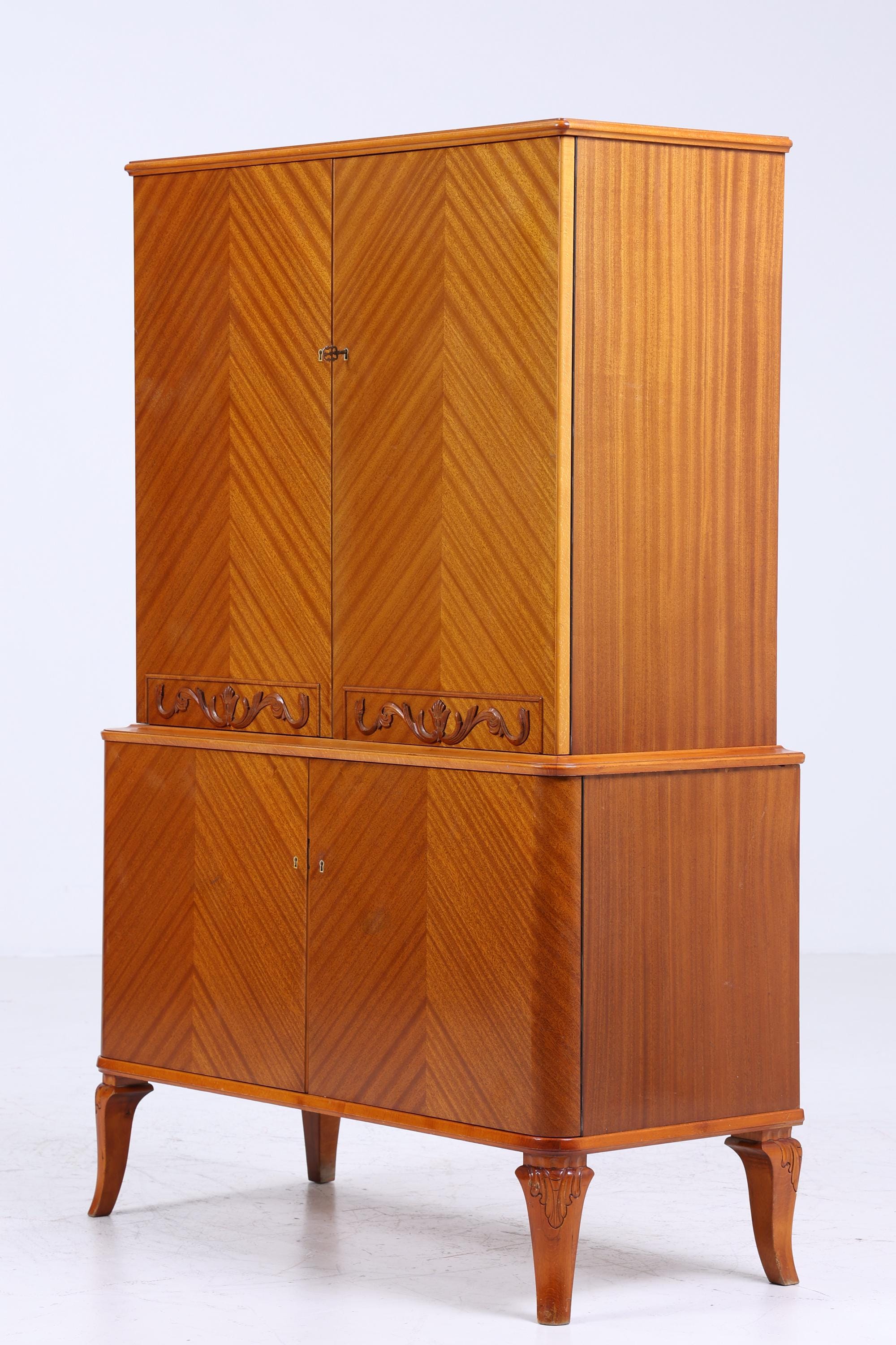 Wunderschöner Vintage Fächerschrank 60er Jahre | Mid Century Schrank | Retro Holz Aufbewahrung