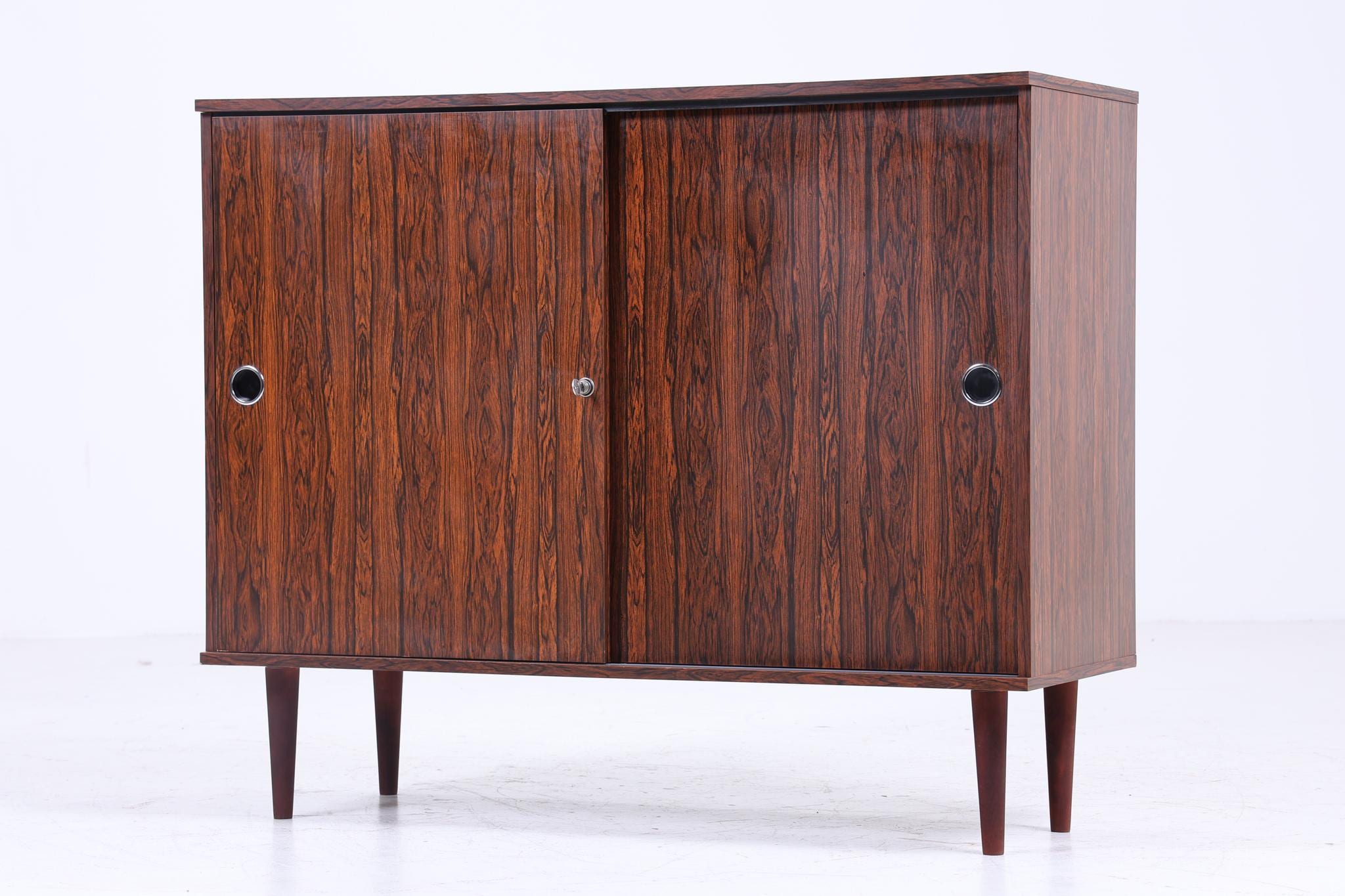 ❌SALE❌ Wunderschöne Vintage Kommode | Mid Century Schrank mit Schiebetüren | Holz Aufbewahrung