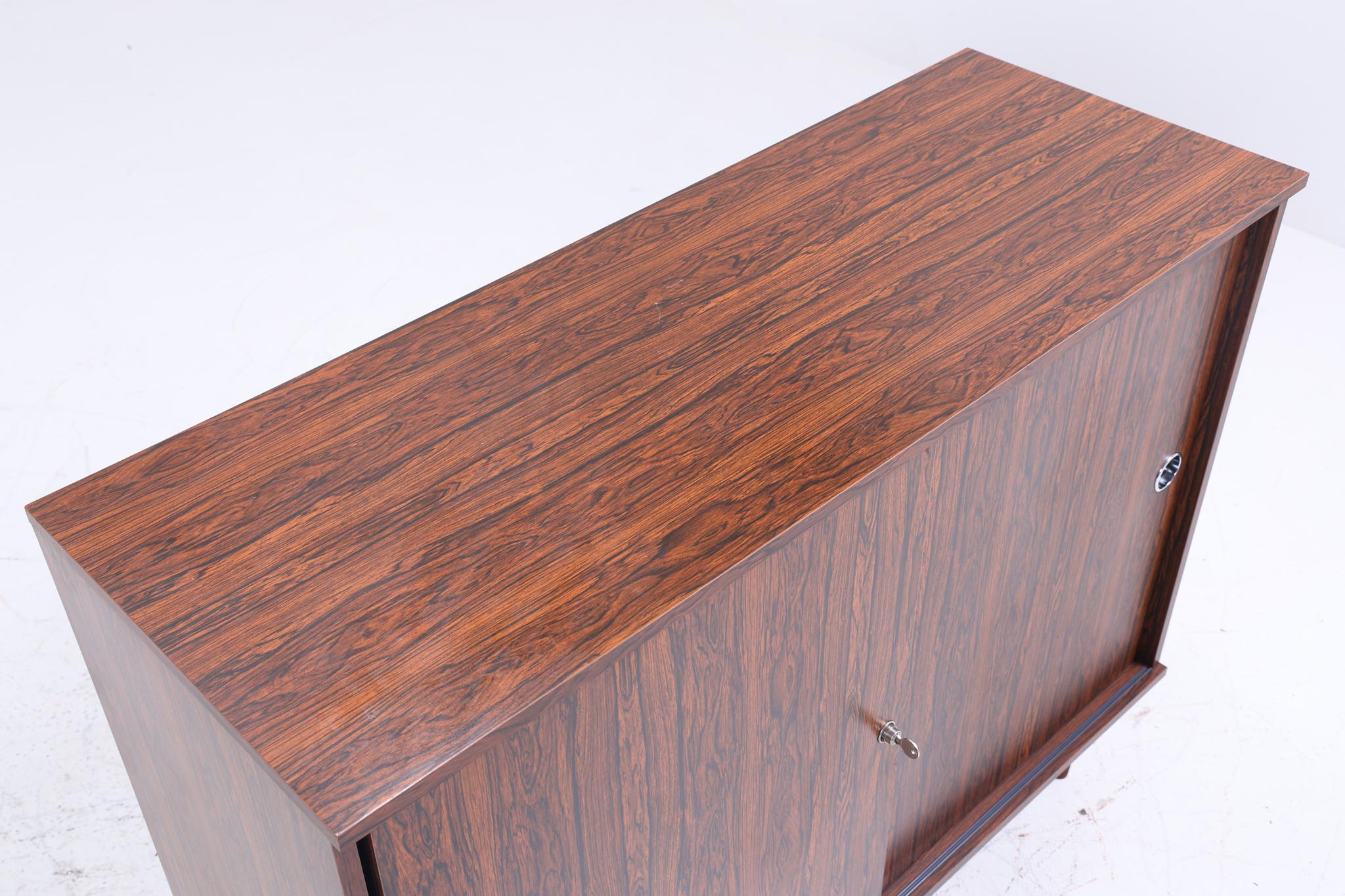 ❌SALE❌ Wunderschöne Vintage Kommode | Mid Century Schrank mit Schiebetüren | Holz Aufbewahrung