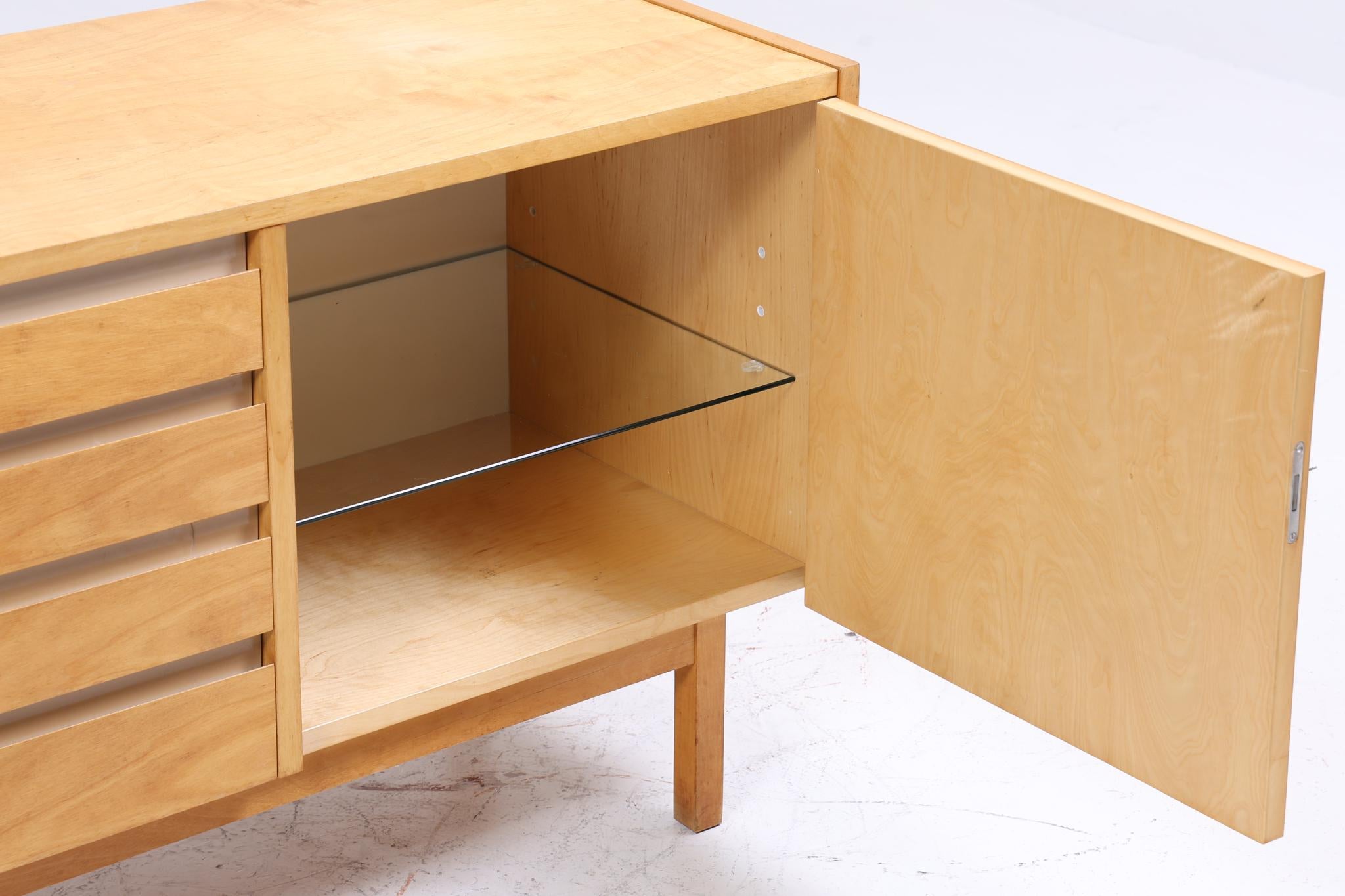 ❌SALE❌ Vintage Hellerau 794/9+16 Kommode aus Birkenholz | Mid Century Schubladen Schrank | Holz Aufbewahrung 2/2
