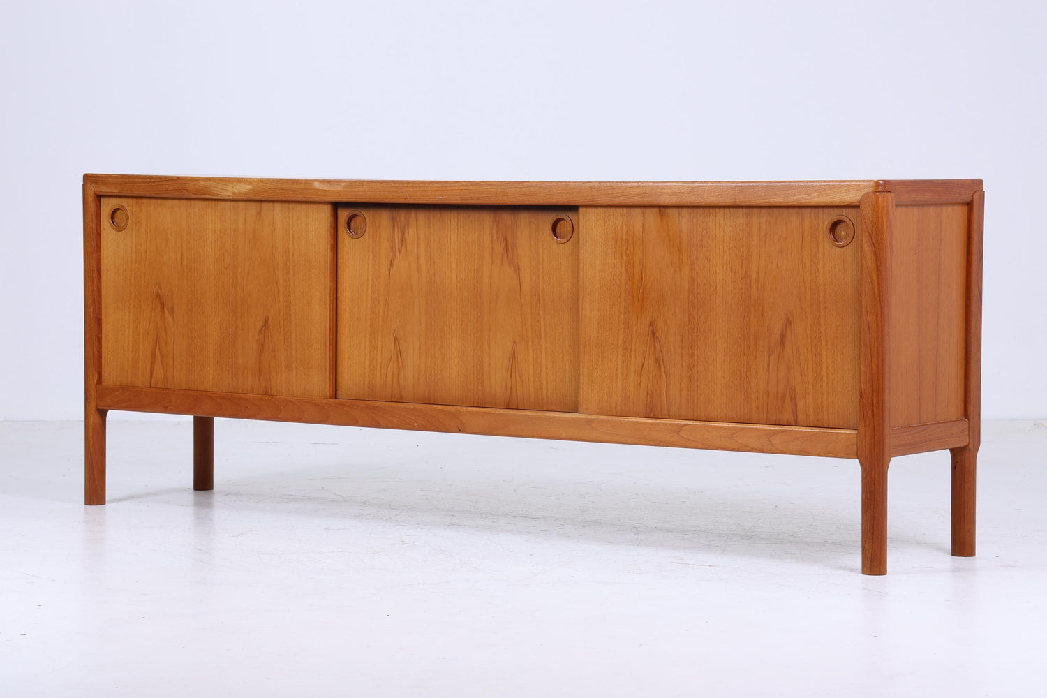 HW Klein for Bramin Teak Sideboard 1960s | Mid Century Drawer Sideboard Wooden Storage