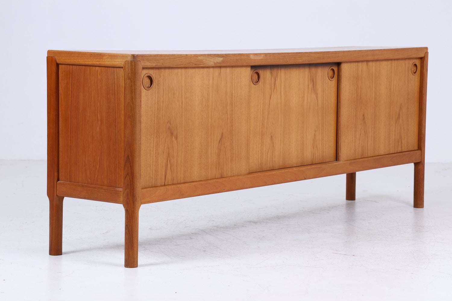 HW Klein for Bramin Teak Sideboard 1960s | Mid Century Drawer Sideboard Wooden Storage