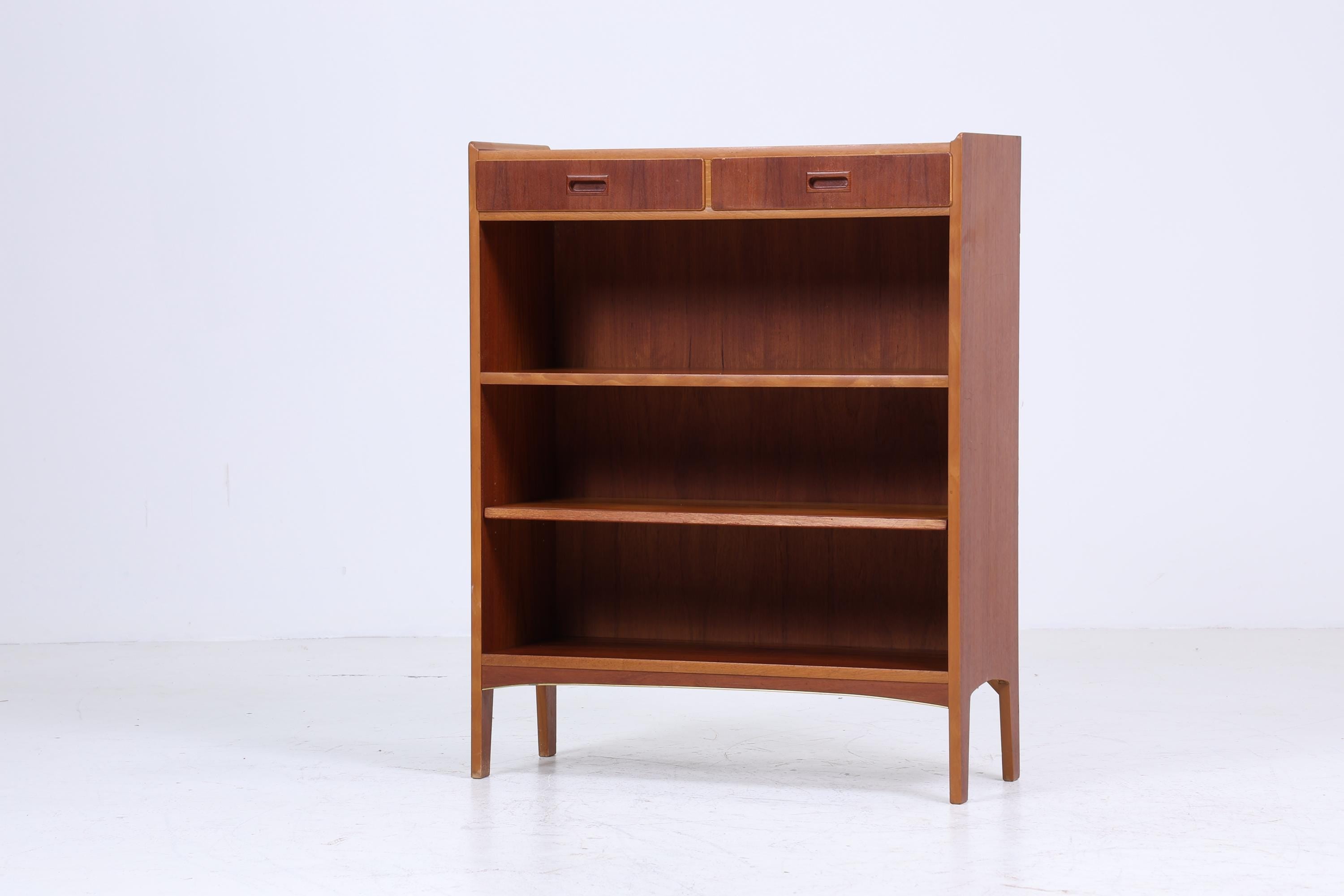 Offene Vintage Kommode 60er Jahre | Mid Century Schrank Vintage Flur Regal Aufbewahrung Retro Holz