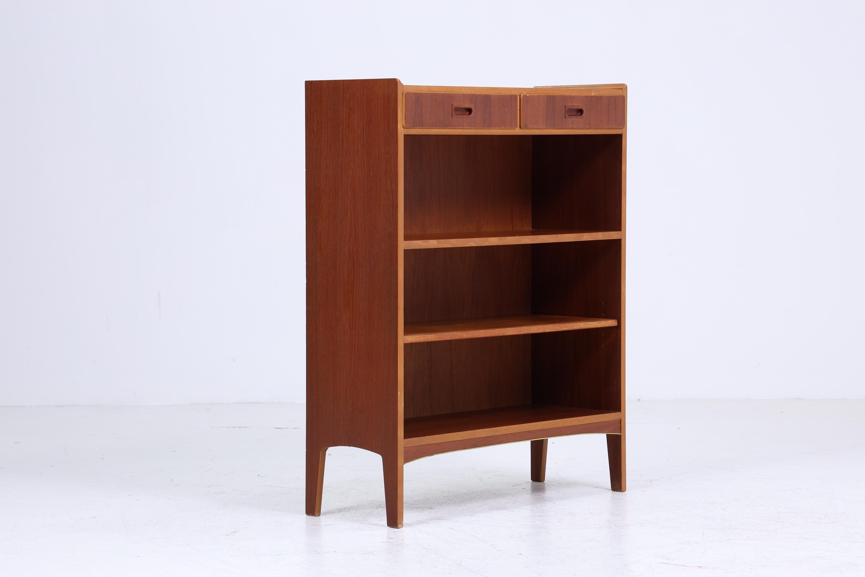 Offene Vintage Kommode 60er Jahre | Mid Century Schrank Vintage Flur Regal Aufbewahrung Retro Holz