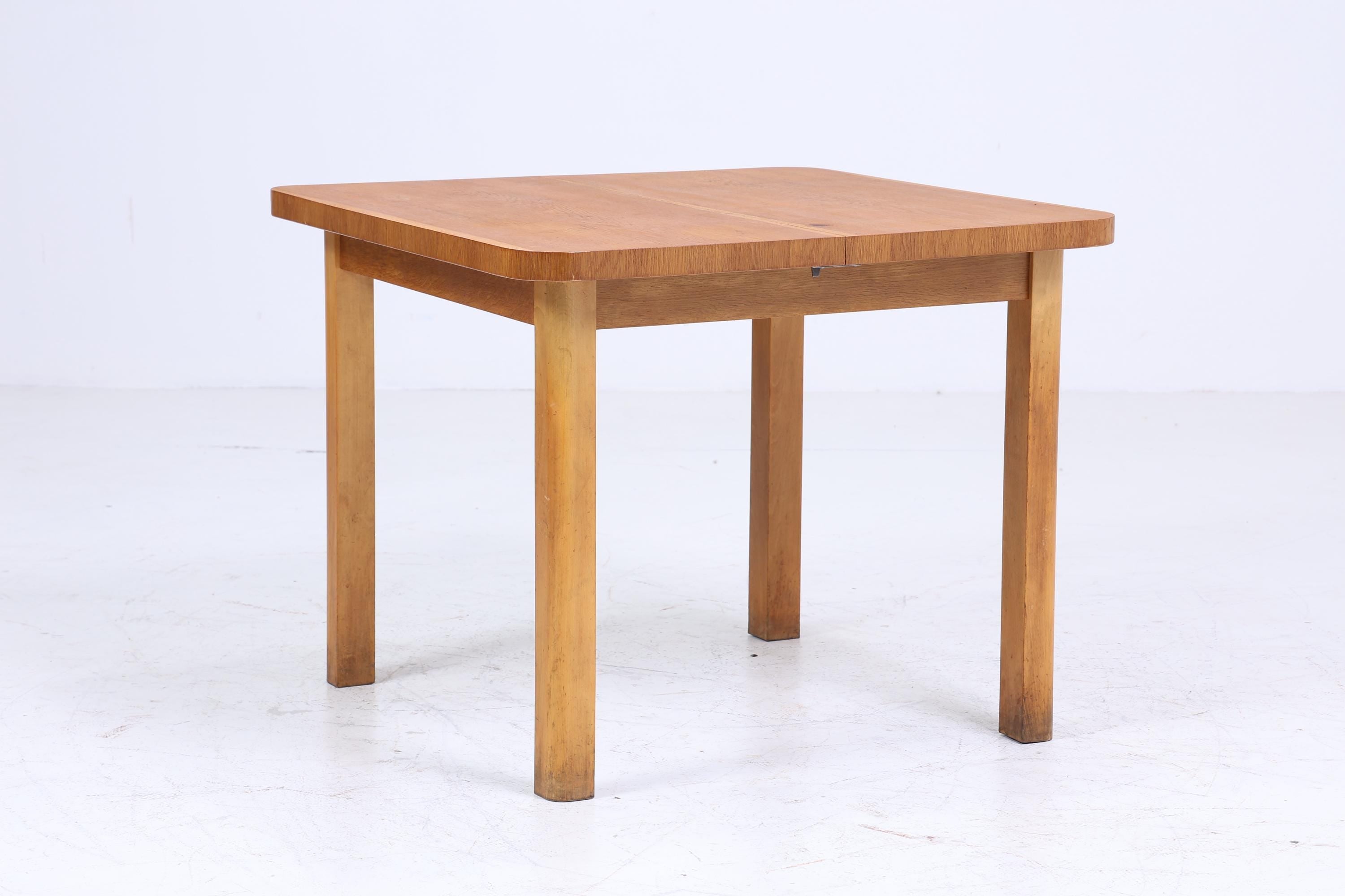 Klassischer Vintage Küchentisch 60er Jahre | Mid Century Esstisch Tisch Retro 70er Holz Ausklappbar