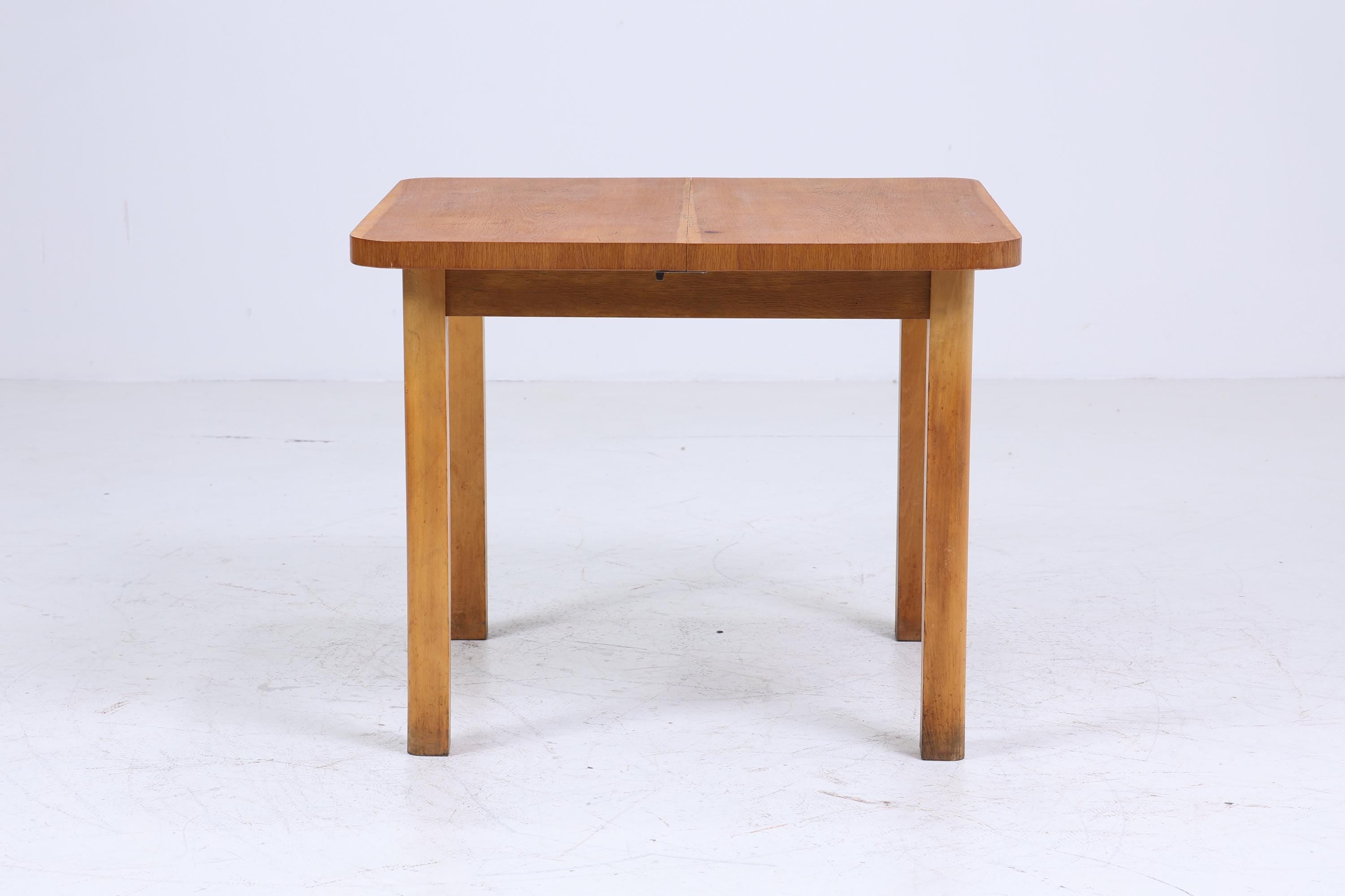 Klassischer Vintage Küchentisch 60er Jahre | Mid Century Esstisch Tisch Retro 70er Holz Ausklappbar