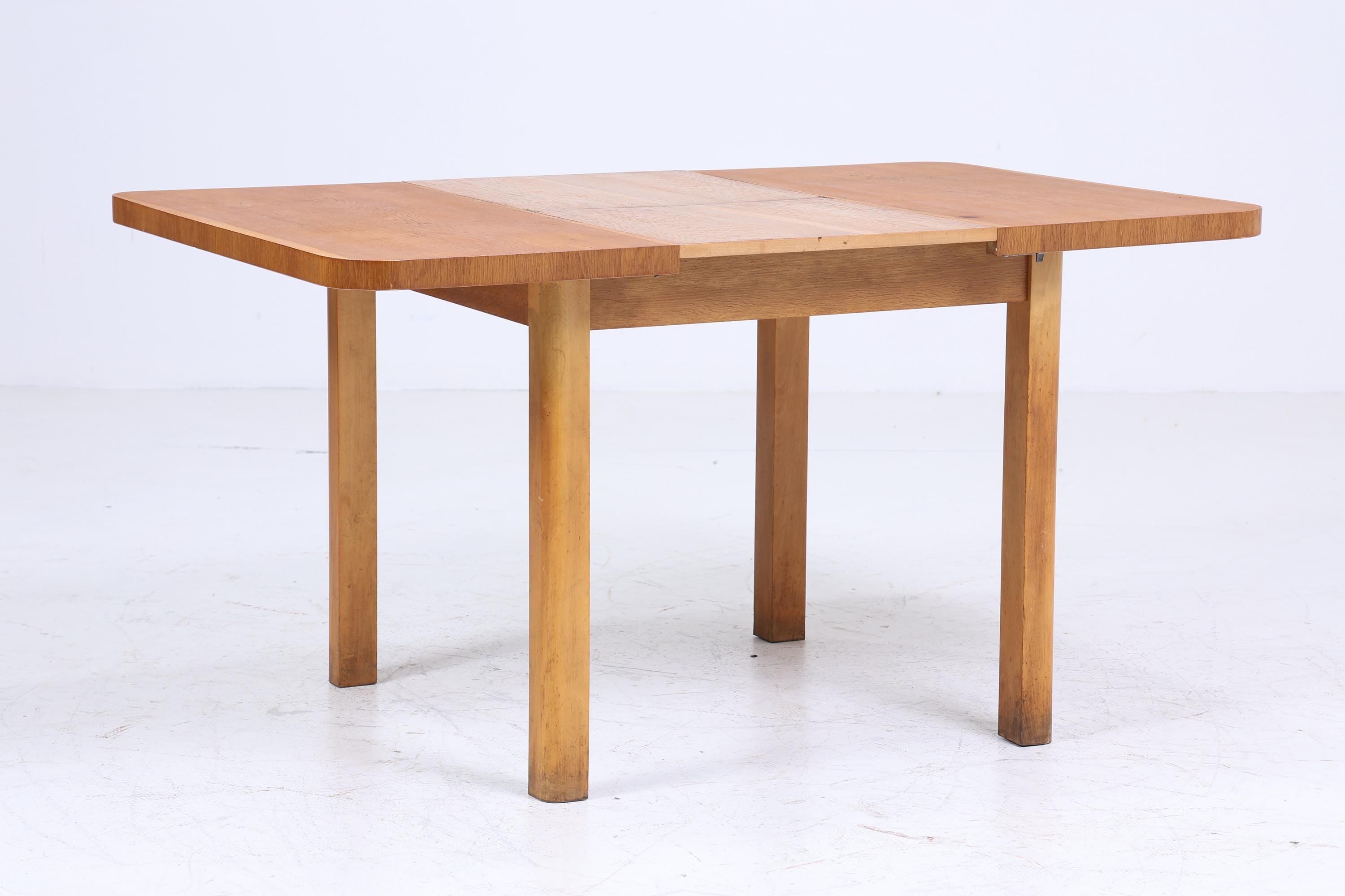 Klassischer Vintage Küchentisch 60er Jahre | Mid Century Esstisch Tisch Retro 70er Holz Ausklappbar
