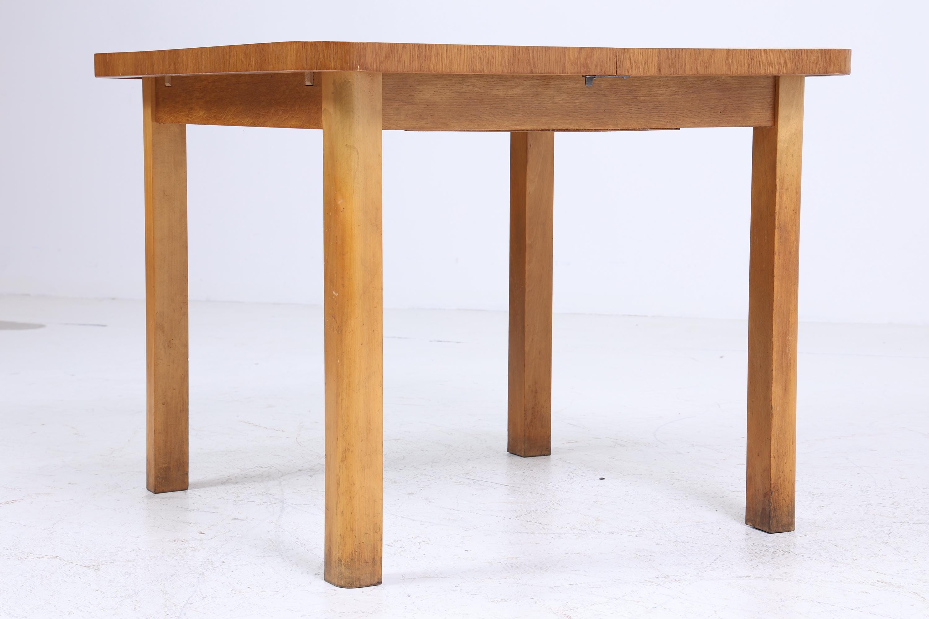 Klassischer Vintage Küchentisch 60er Jahre | Mid Century Esstisch Tisch Retro 70er Holz Ausklappbar
