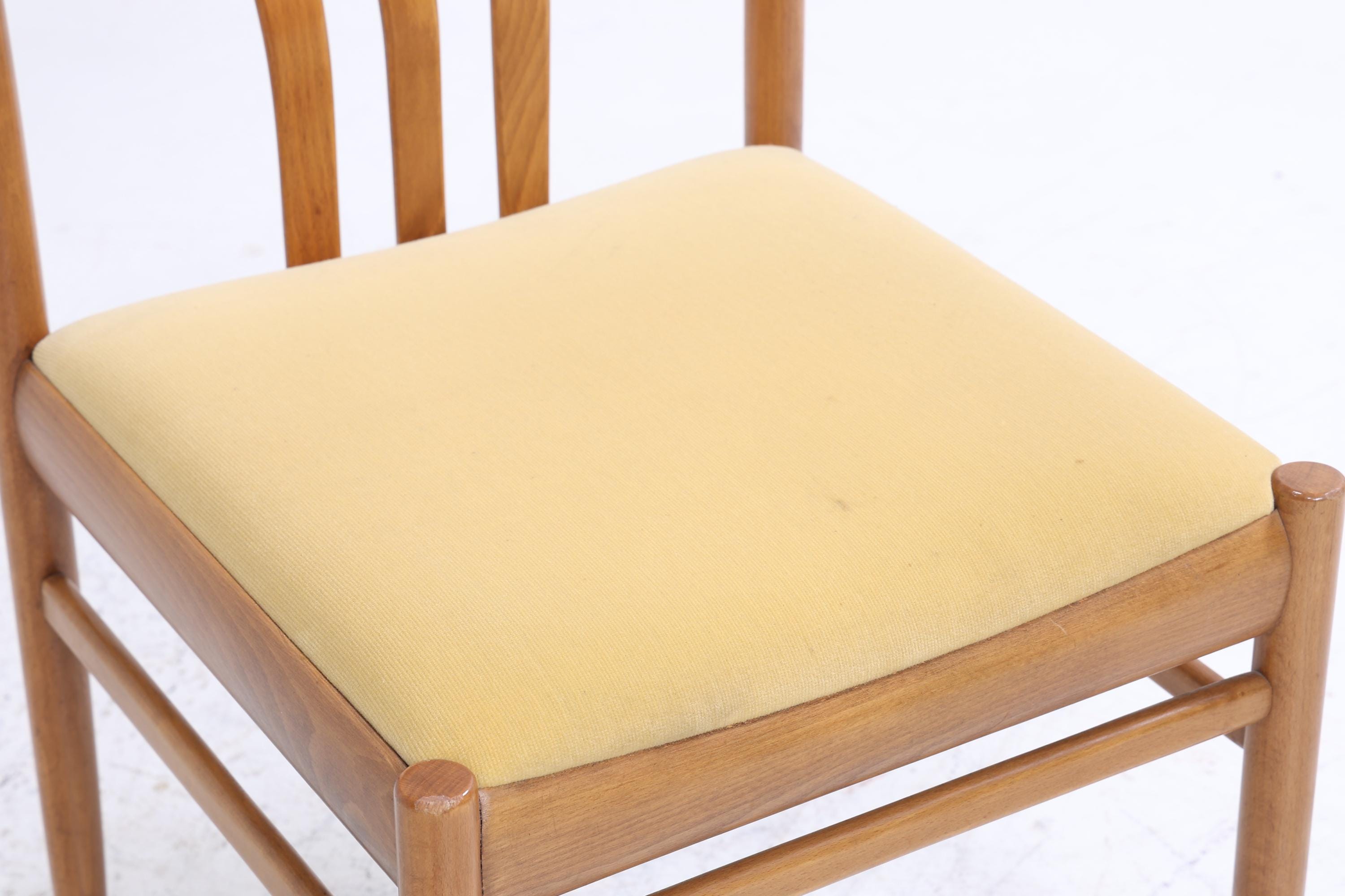 ❌SALE❌ 4er Set Vintage Holz Stühle aus den 60ern | Mid Century Küchen Stuhl Esszimmerstühle Vintage Retro