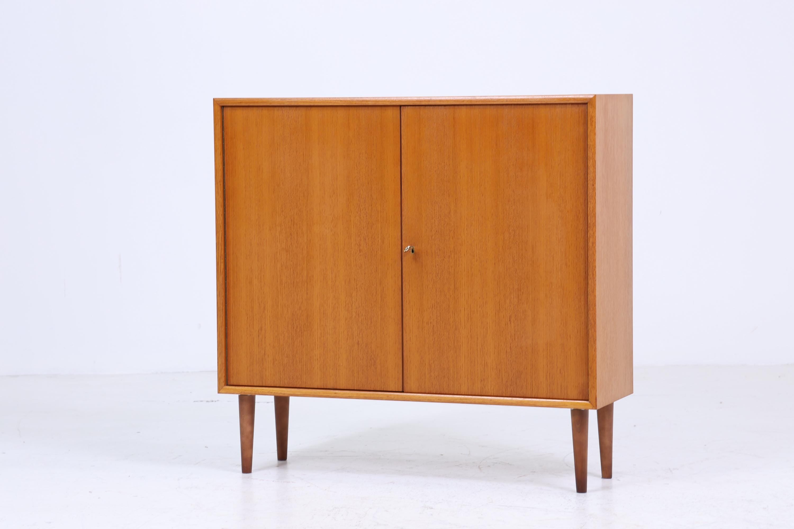 WK Möbel Teak Kommode Vintage | Mid Century Schrank | 60er Jahre Retro Holz Aufbewahrung