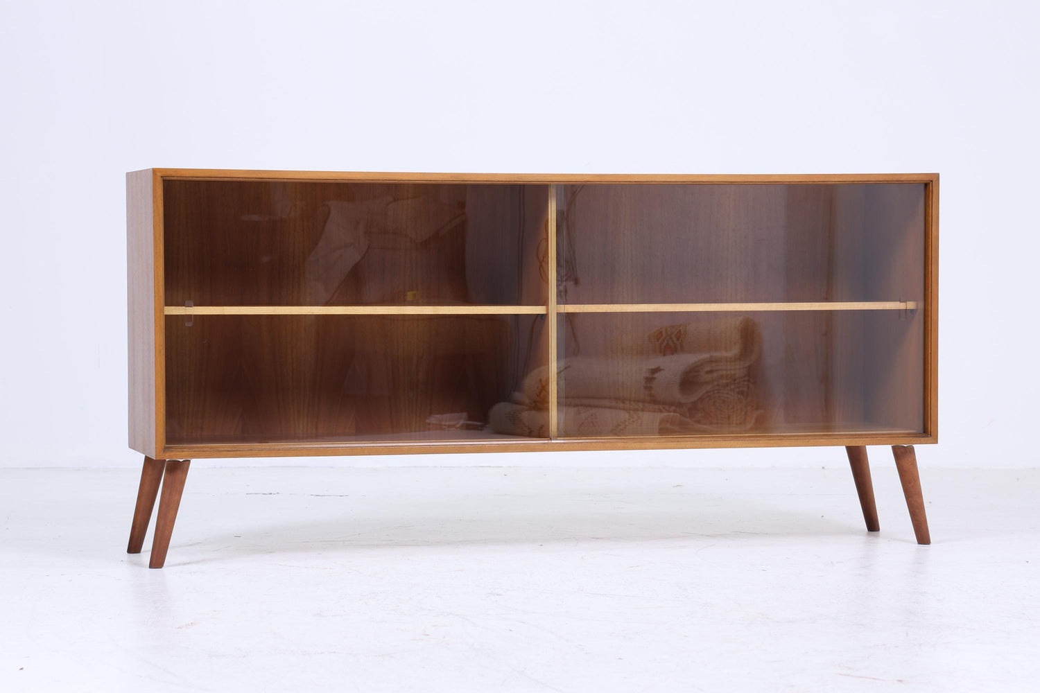 ❌SALE❌ Vintage Glas Sideboard 60er Jahre |  Platon Serie by Lothar Wegner -  Mid Century Vitrine Holz Design