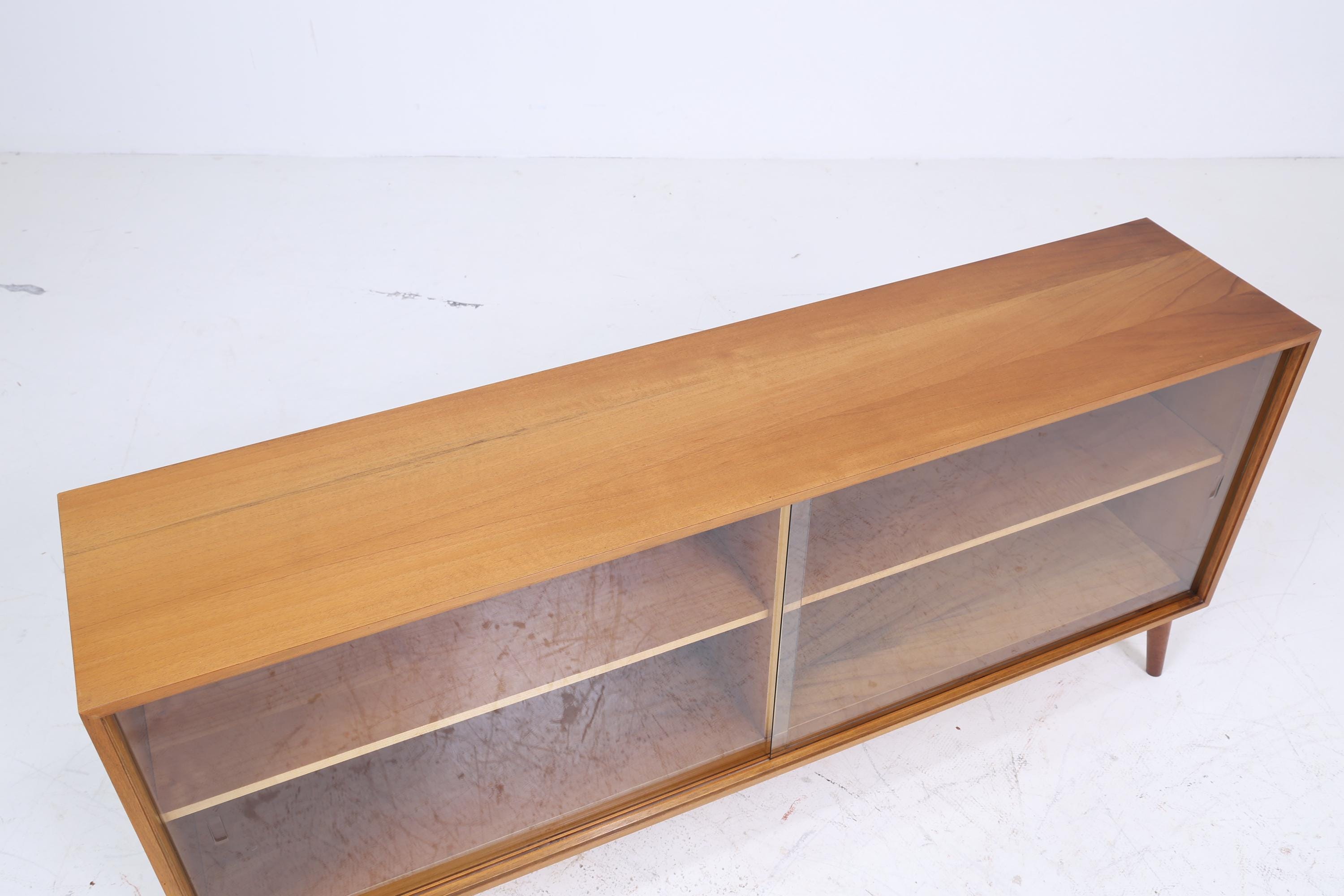 ❌SALE❌ Vintage Glas Sideboard 60er Jahre | Platon Serie by Lothar Wegner - Mid Century Vitrine Holz Design