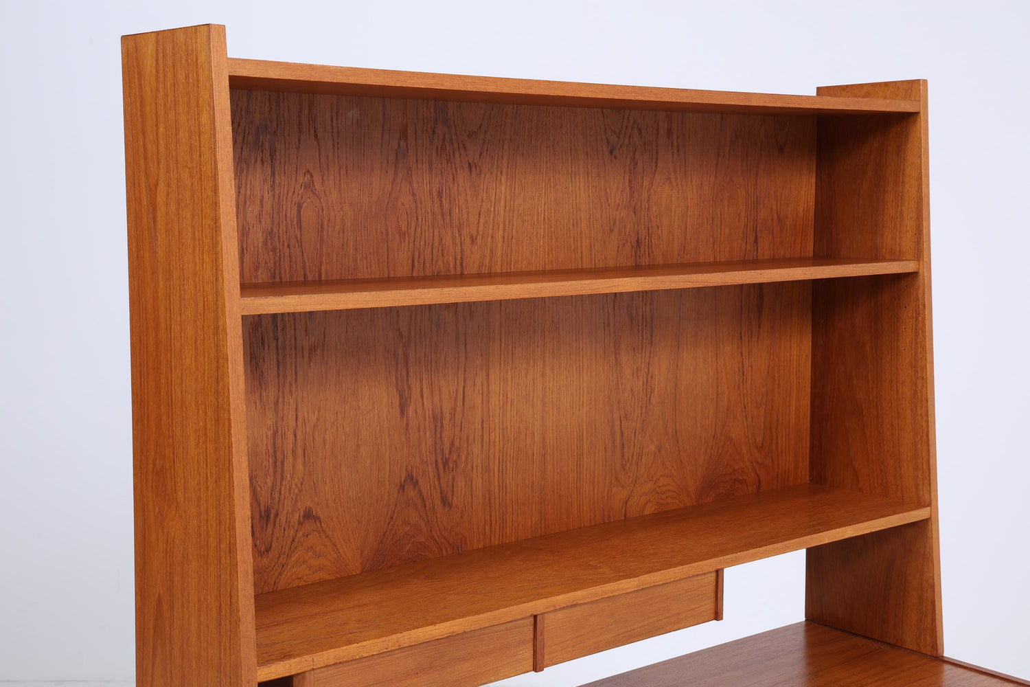 Mid Century Teak Schrank 60er Jahre | Vintage Bücherregal Retro Regal Holz Aufbewahrung