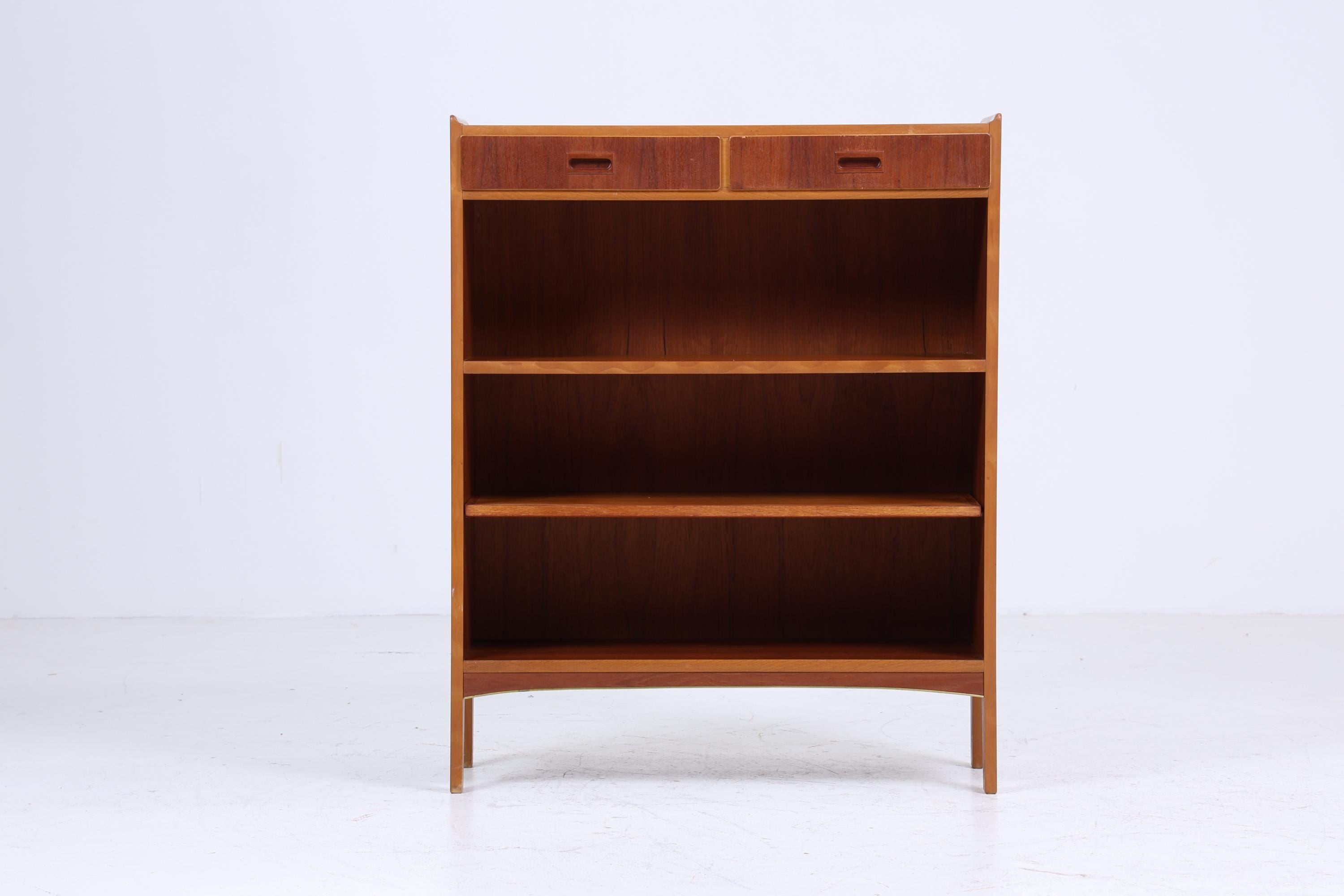 Offene Vintage Kommode 60er Jahre | Mid Century Schrank Vintage Flur Regal Aufbewahrung Retro Holz
