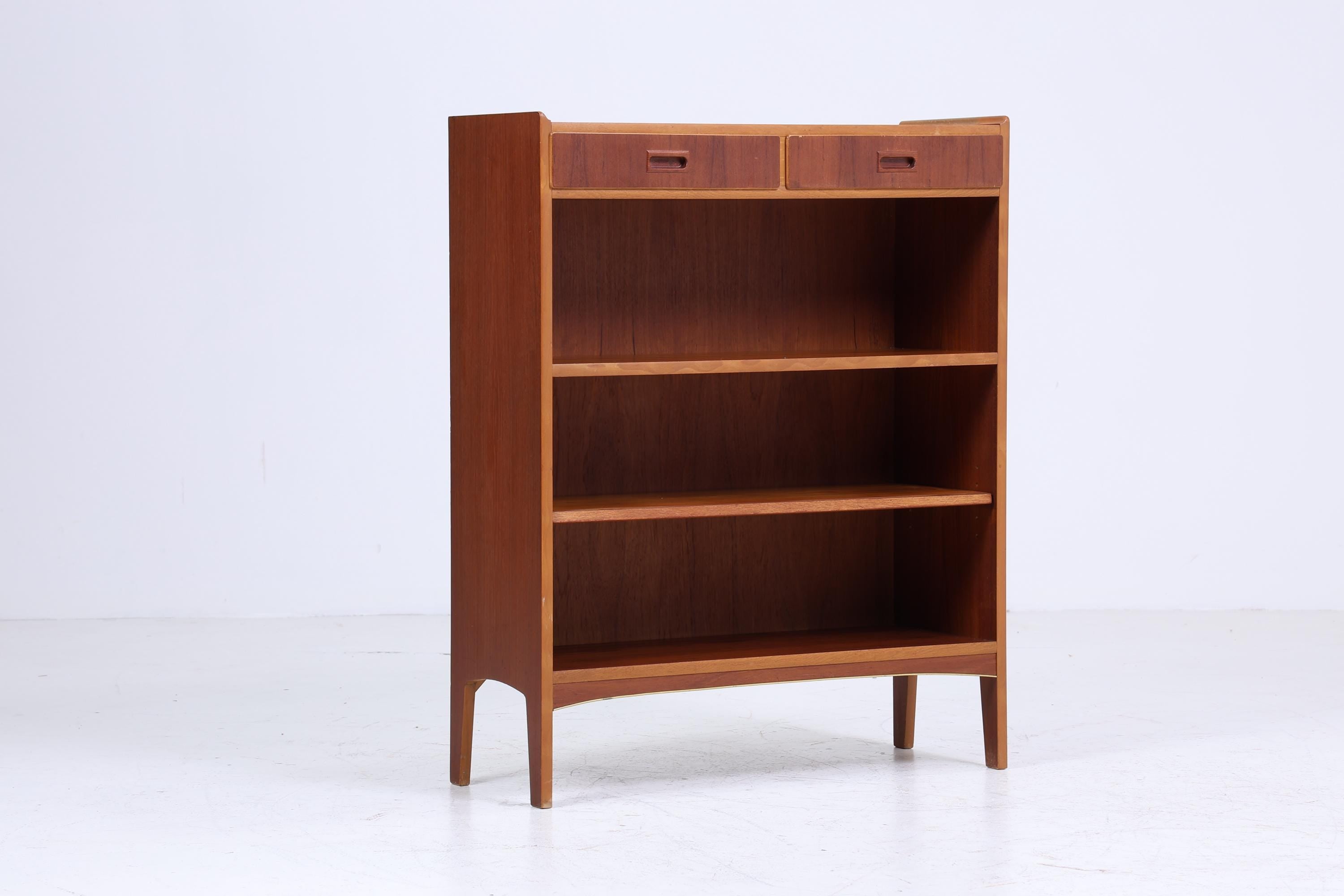 Offene Vintage Kommode 60er Jahre | Mid Century Schrank Vintage Flur Regal Aufbewahrung Retro Holz