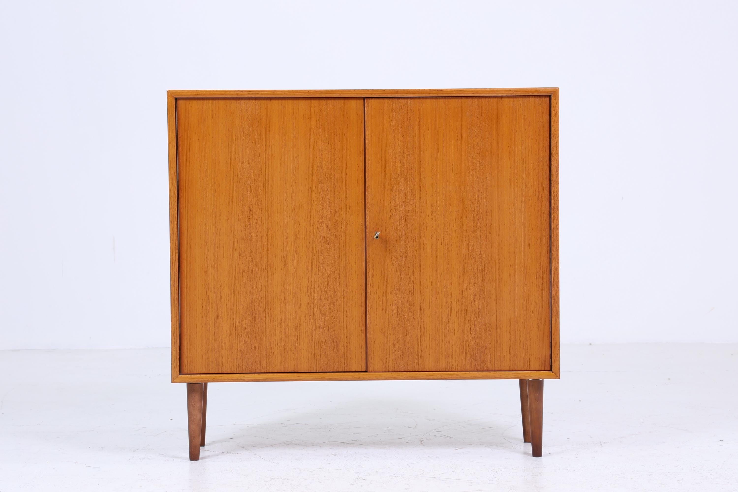 WK Möbel Teak Kommode Vintage | Mid Century Schrank | 60er Jahre Retro Holz Aufbewahrung