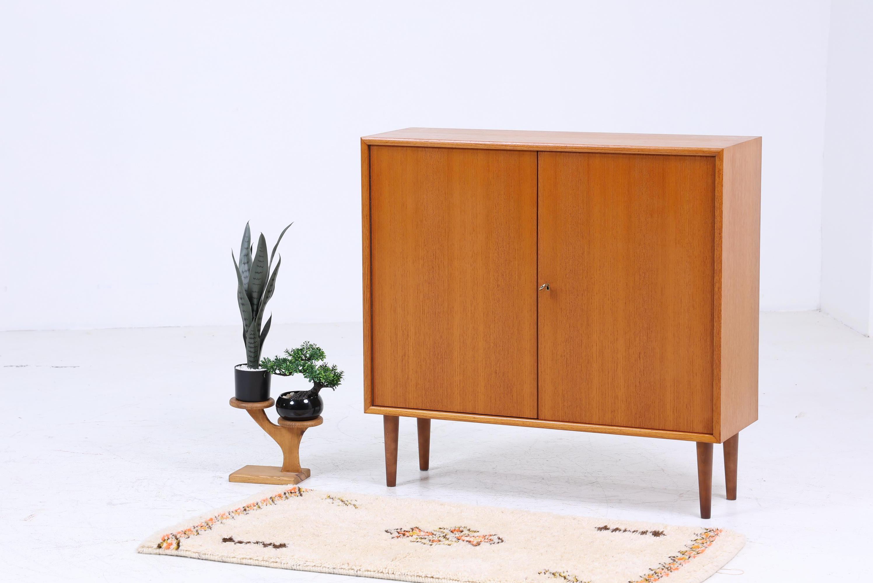 WK Möbel Teak Kommode Vintage | Mid Century Schrank | 60er Jahre Retro Holz Aufbewahrung