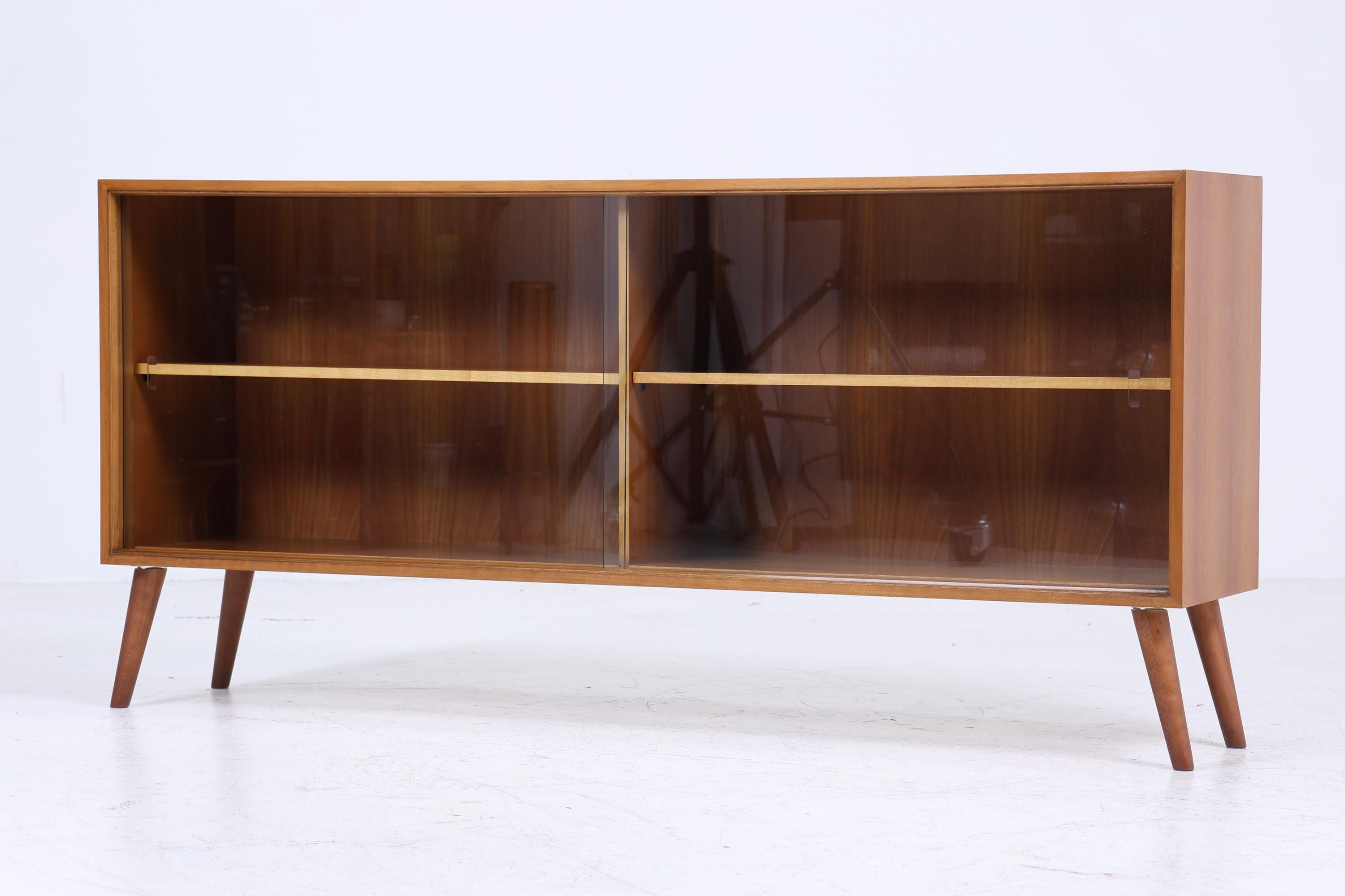 ❌SALE❌ Vintage Glas Sideboard 60er Jahre | Platon Serie by Lothar Wegner - Mid Century Vitrine Holz Design