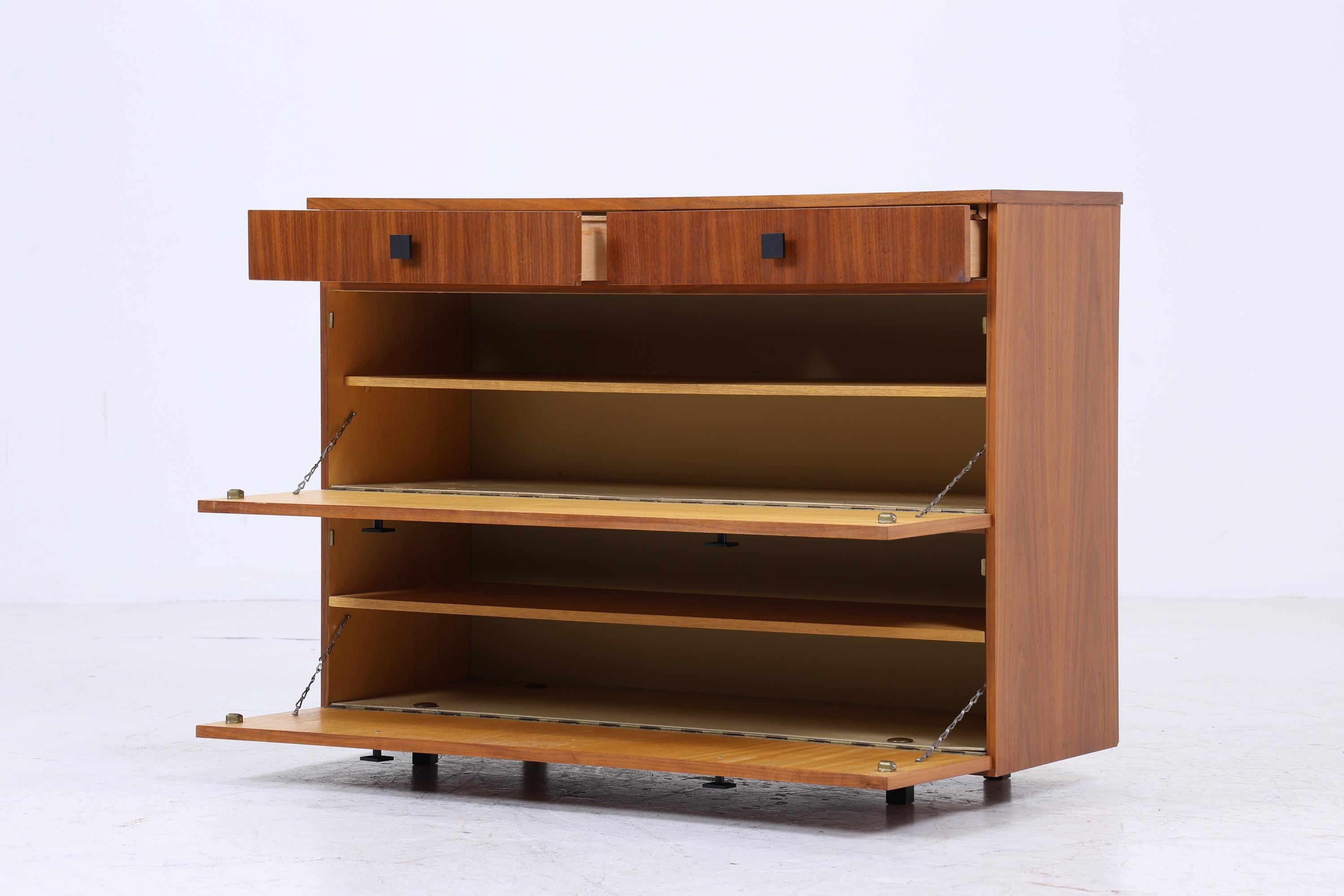 Vintage Kommode 60er Jahre | Mid Century Schubladen Schrank 60er Jahre Aufbewahrung Retro 70er Holz