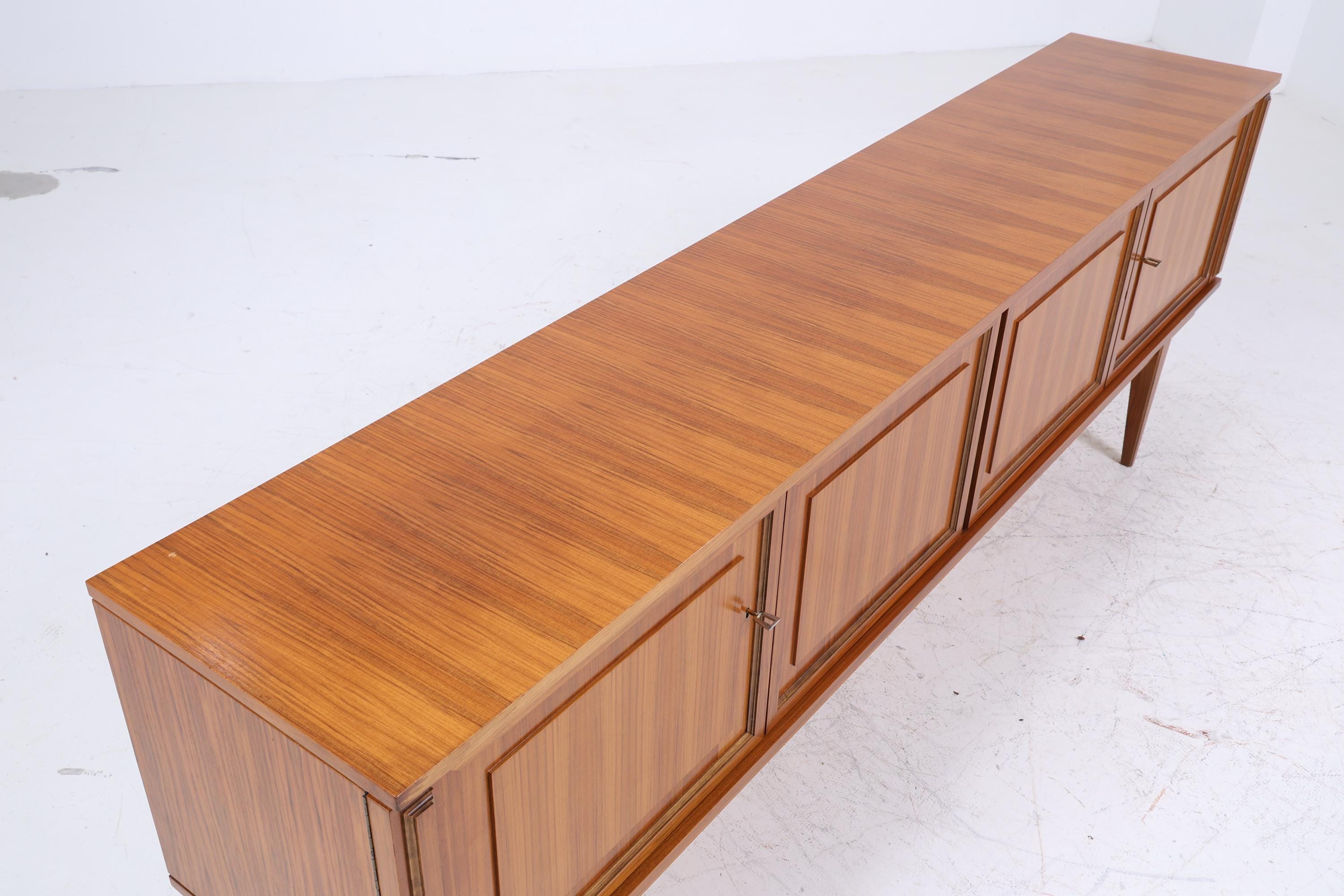 Vintage Sideboard 60er Jahre | Mid Century TV Board mit Schubladen Retro Holz Aufbewahrung