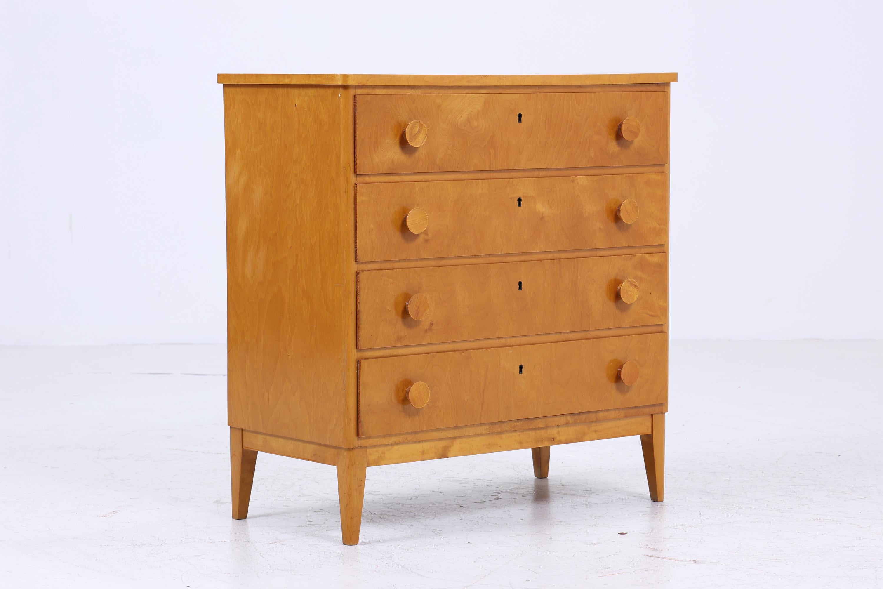 Vintage Schubladen Kommode 60er Jahre | Mid Century Schubladen Schrank | 70er Holz Aufbewahrung
