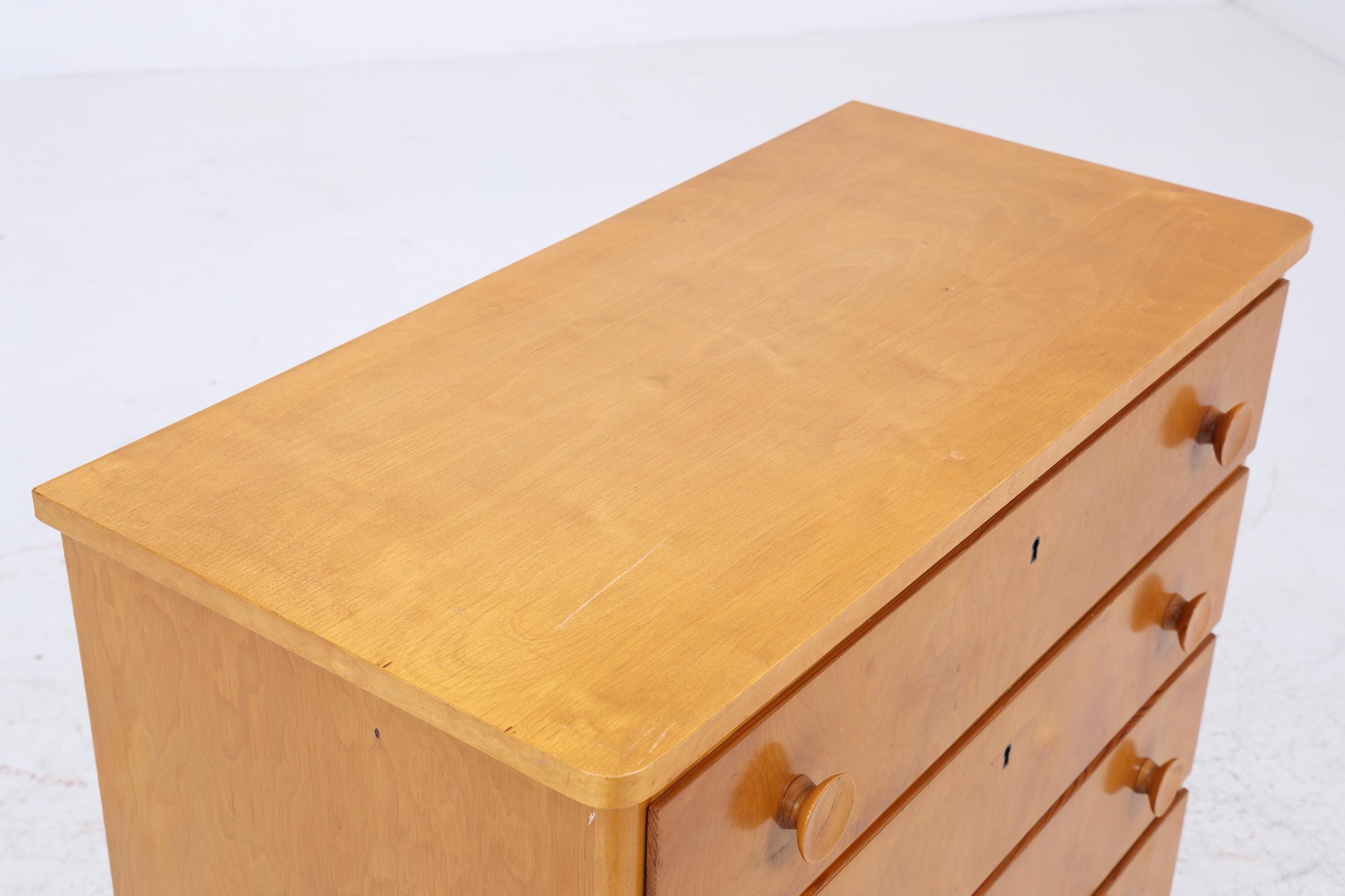 Vintage Schubladen Kommode 60er Jahre | Mid Century Schubladen Schrank | 70er Holz Aufbewahrung