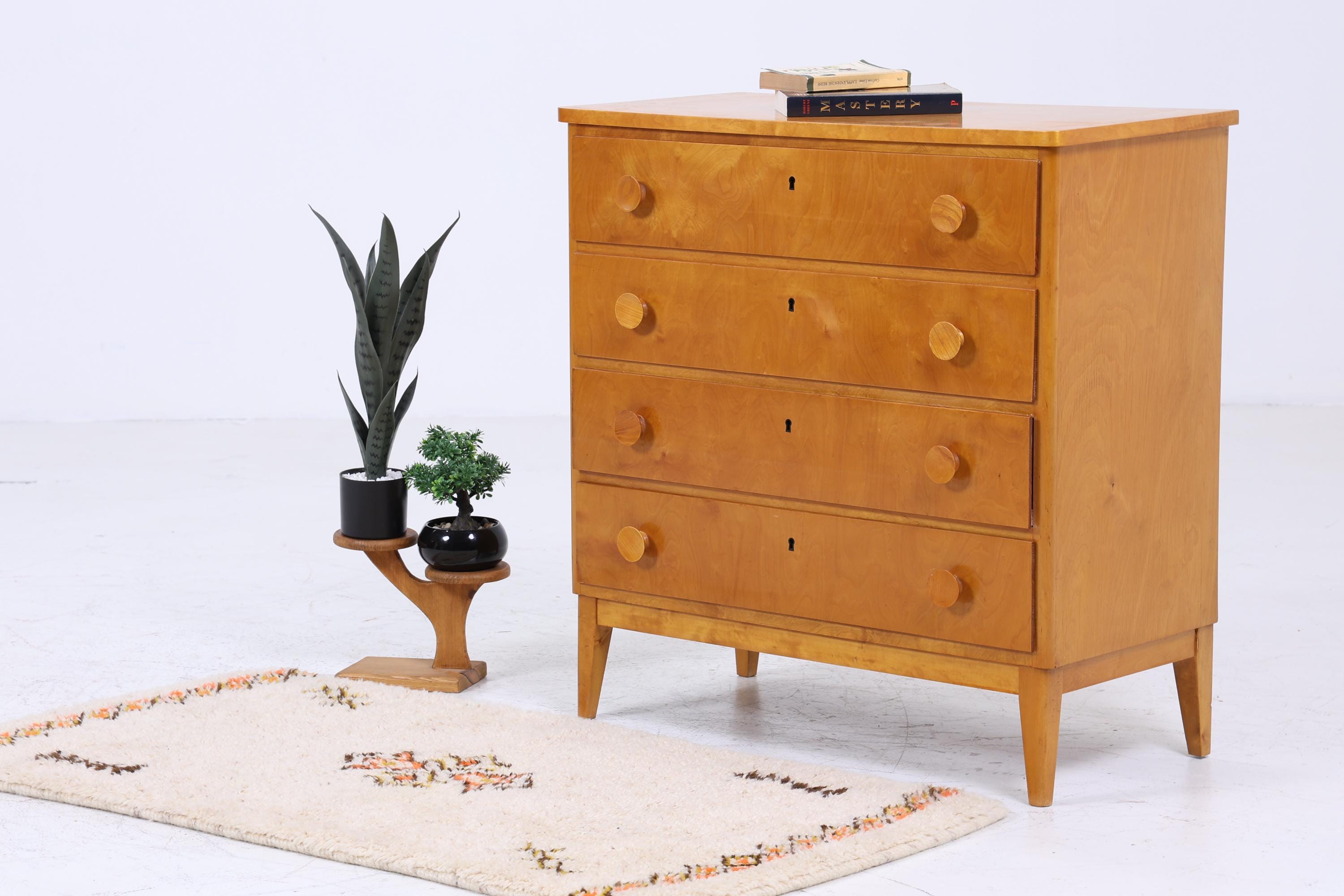 Vintage Schubladen Kommode 60er Jahre | Mid Century Schubladen Schrank | 70er Holz Aufbewahrung