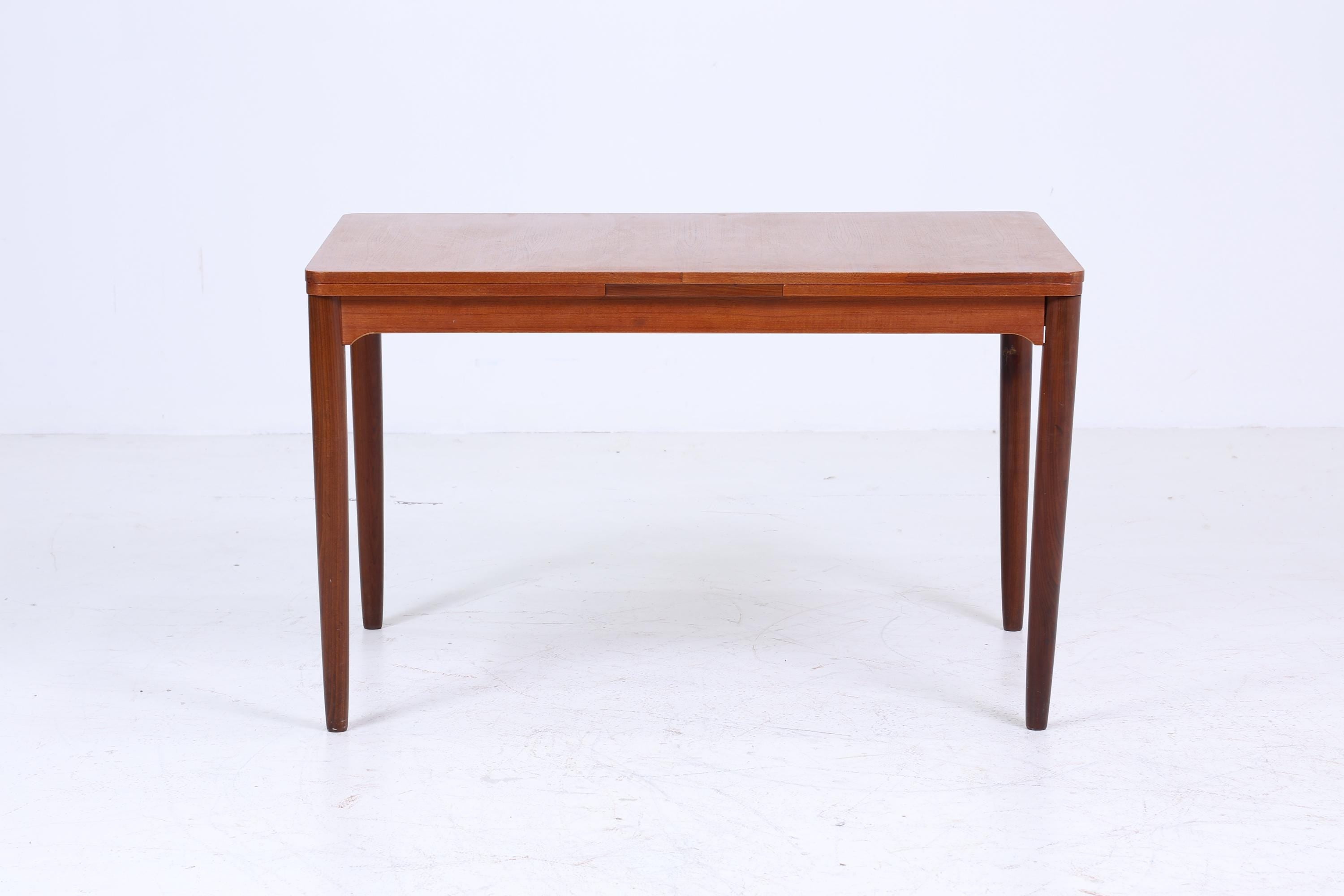 Vintage Küchentisch 60er Jahre | Mid Century Esstisch Tisch Retro 70er Holz Ausziehbar