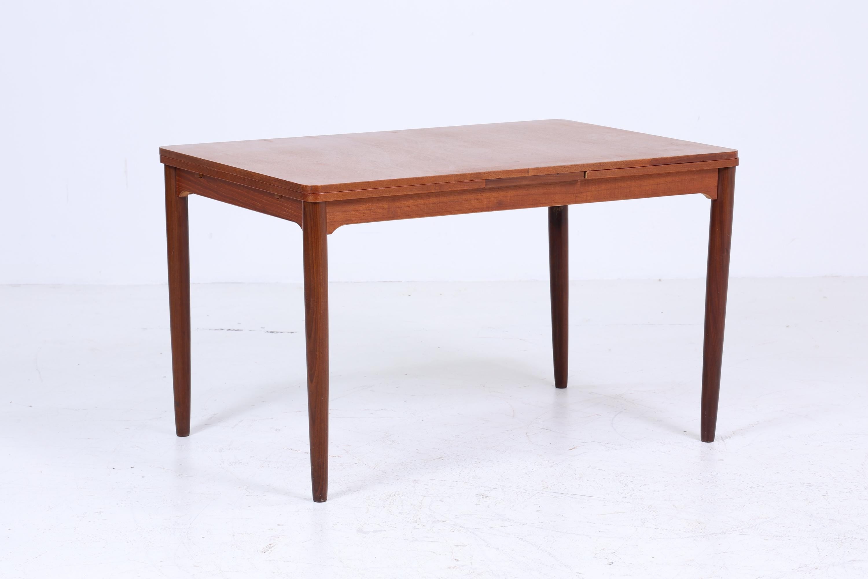 Vintage Küchentisch 60er Jahre | Mid Century Esstisch Tisch Retro 70er Holz Ausziehbar