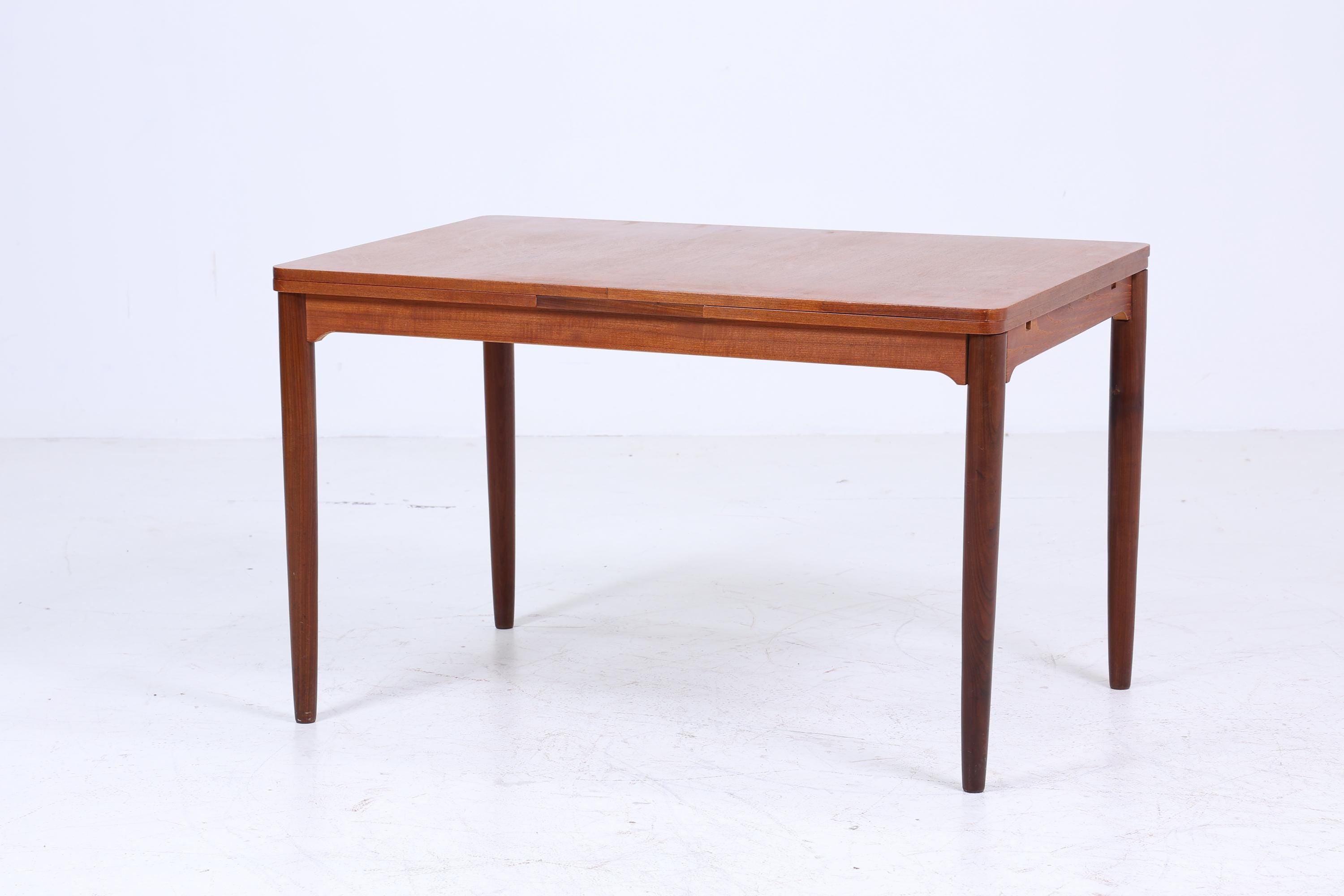 Vintage Küchentisch 60er Jahre | Mid Century Esstisch Tisch Retro 70er Holz Ausziehbar