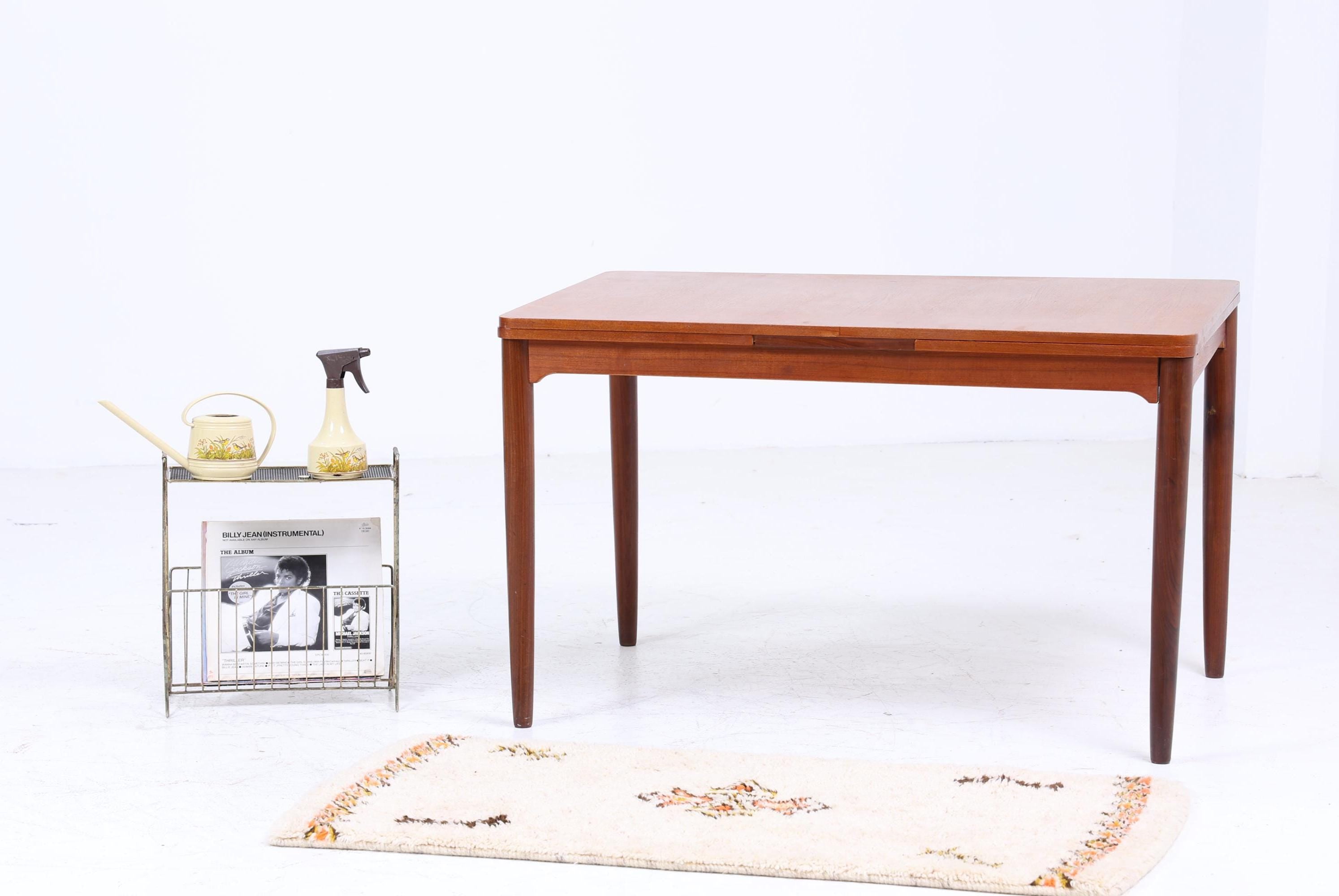 Vintage Küchentisch 60er Jahre | Mid Century Esstisch Tisch Retro 70er Holz Ausziehbar