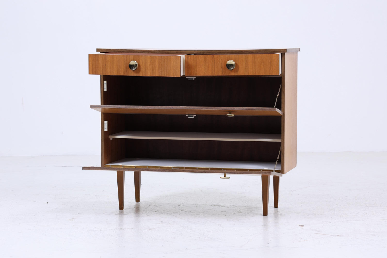 Vintage Kommode 60er Jahre | Mid Century Schubladen Schrank 60er Jahre Aufbewahrung Retro 70er Holz