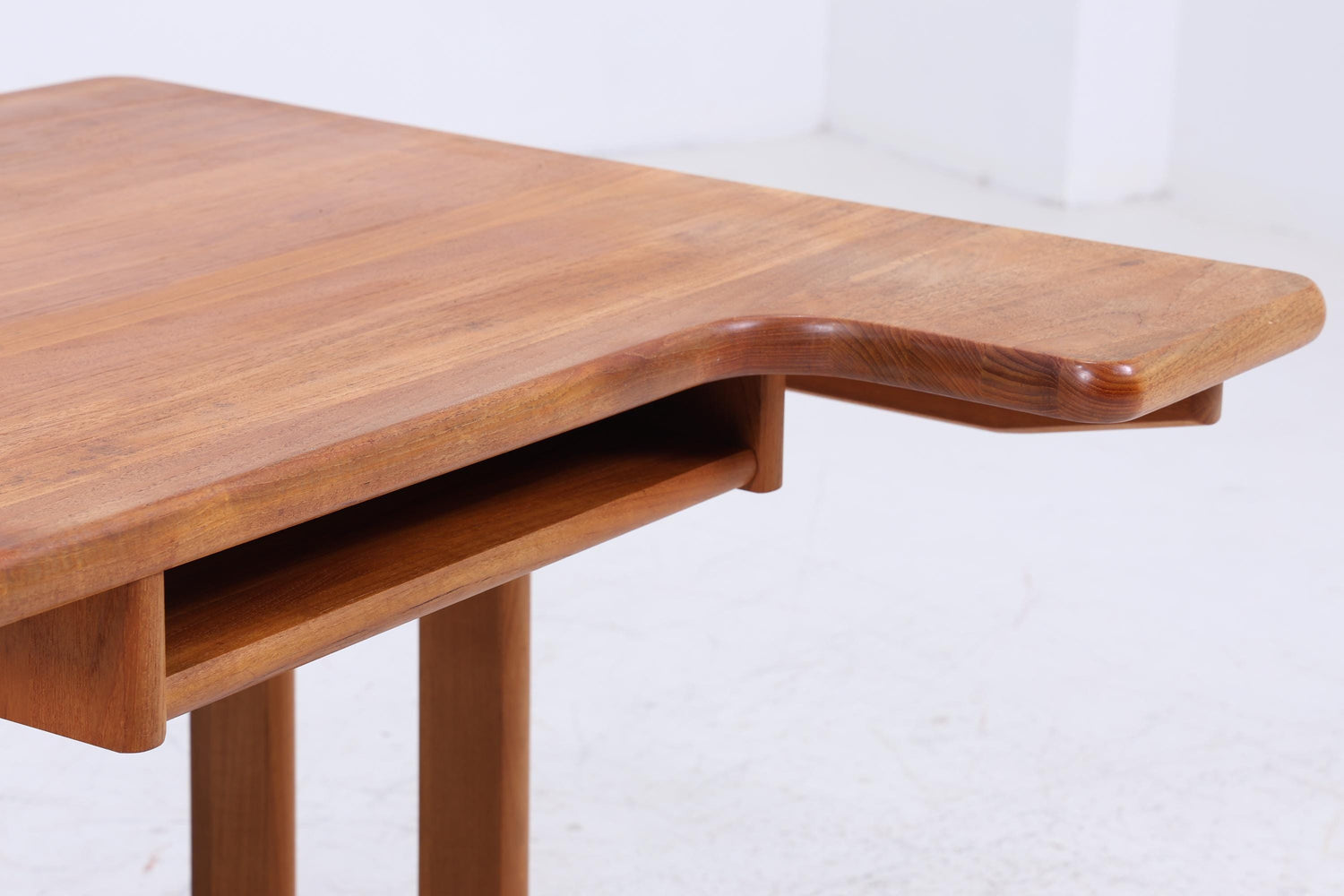 Vintage Teak Schreibtisch 60er Jahre | Mid Century Arbeitstisch Schultisch Frei Tisch Retro Holz Design