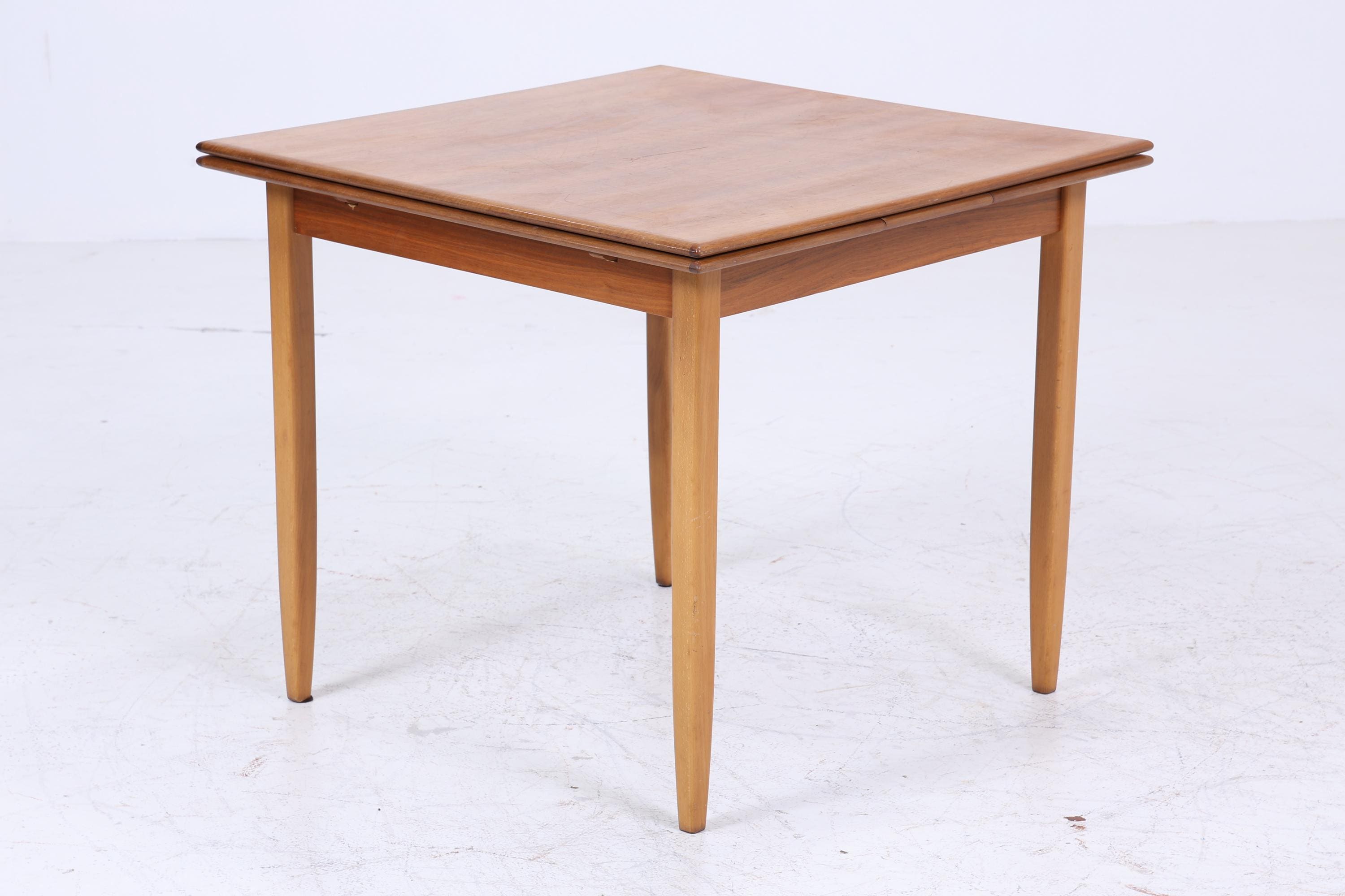 Vintage Küchentisch 60er Jahre | Mid Century Esstisch Tisch Retro 70er Holz Ausziehbar