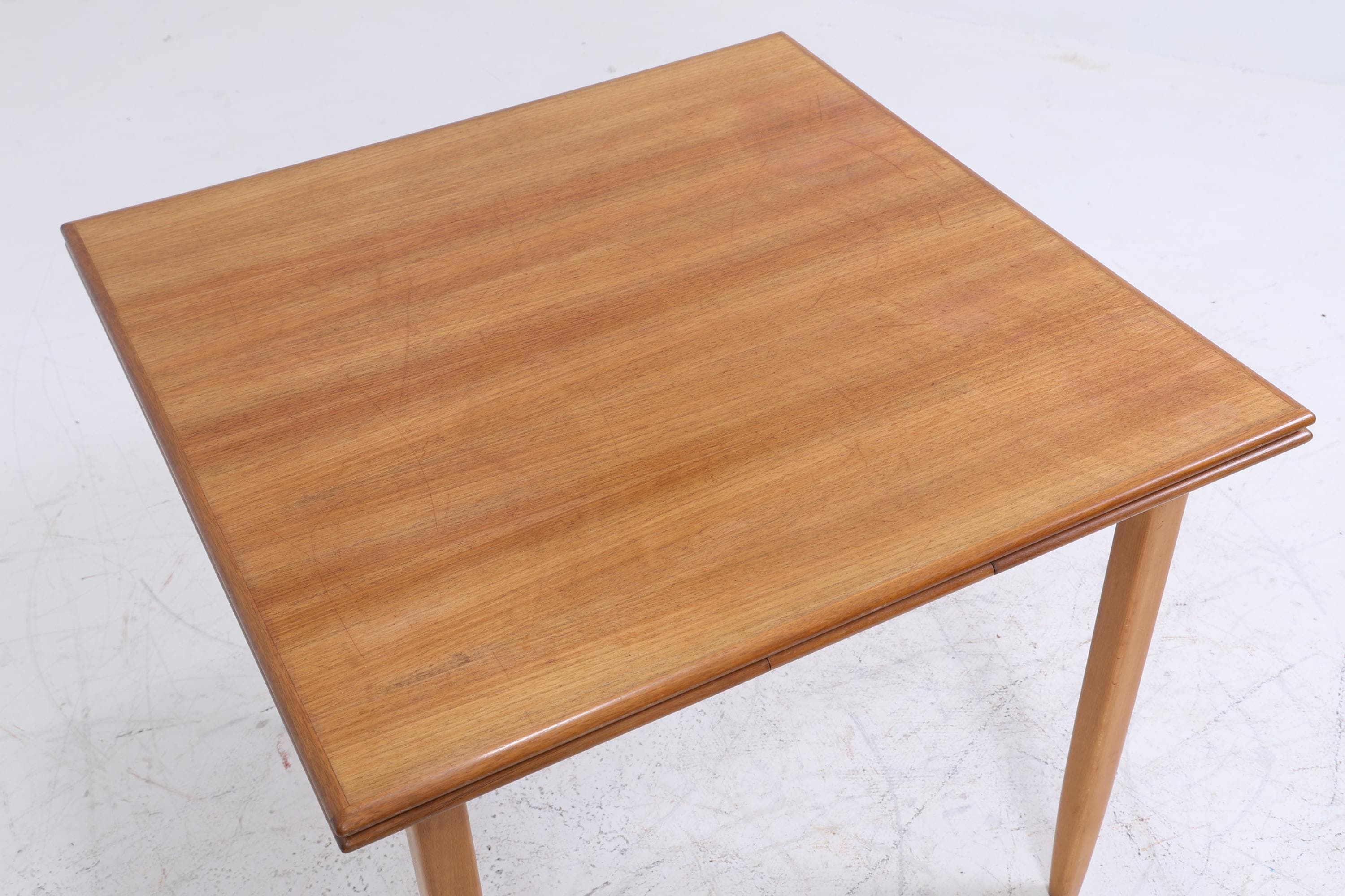 Vintage Küchentisch 60er Jahre | Mid Century Esstisch Tisch Retro 70er Holz Ausziehbar