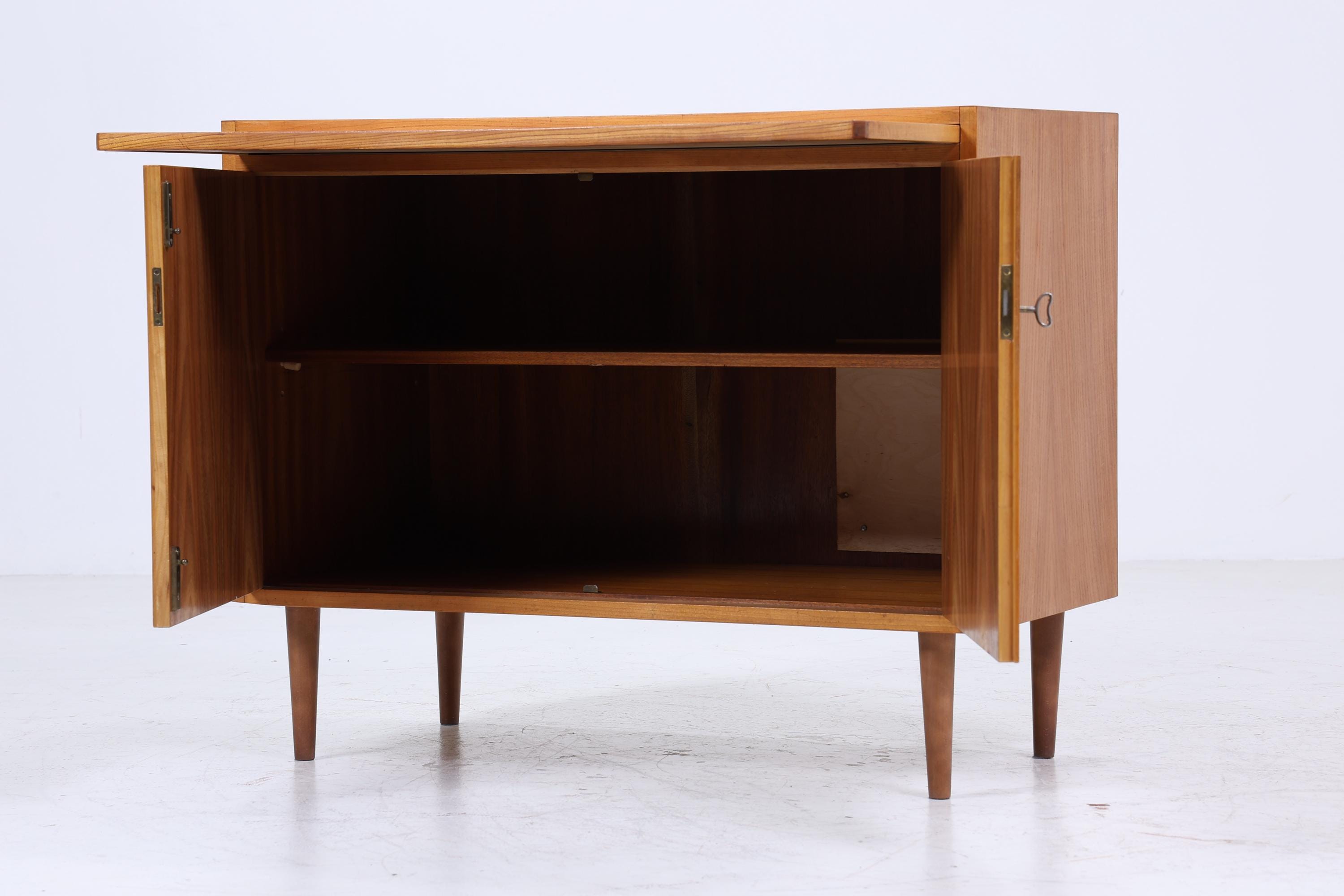 Vintage Hellerau Kommode 605 60er Jahre | Mid Century Schrank Retro Holz Aufbewahrung