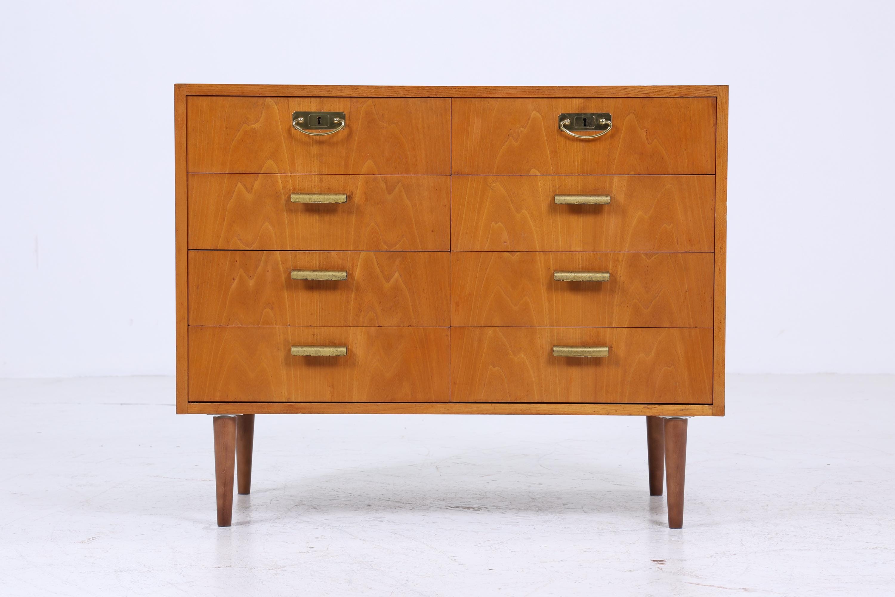 Wundervolle Vintage Schubladen Kommode | Mid Century Schubladen Schrank | Holz Aufbewahrung 60er 70er Jahre