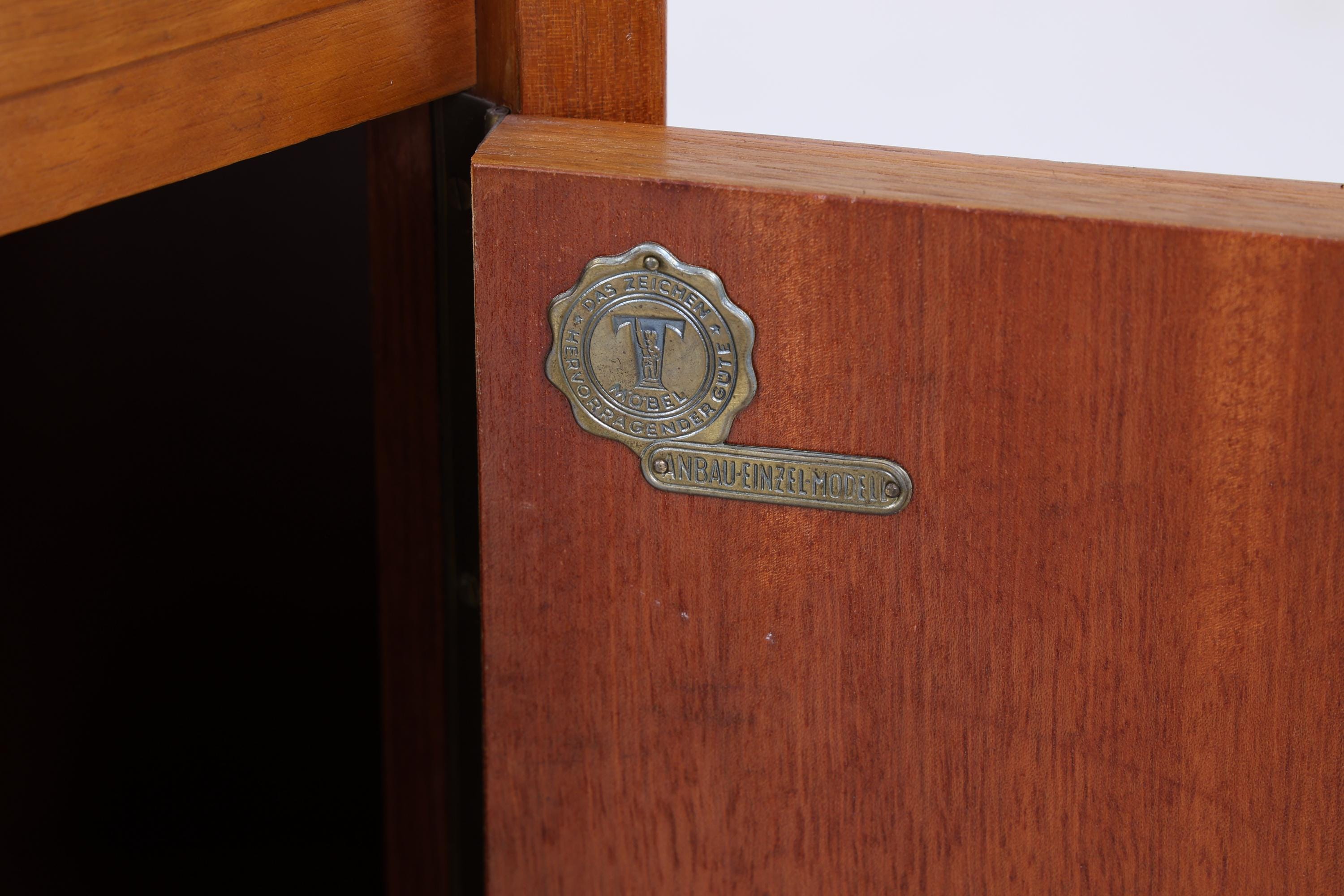 ❌SALE❌ Vintage Nussbaum Eckkommode von Tepe 60er Jahre | Mid Century Kommode Schrank Retro 70er Holz Aufbewahrung